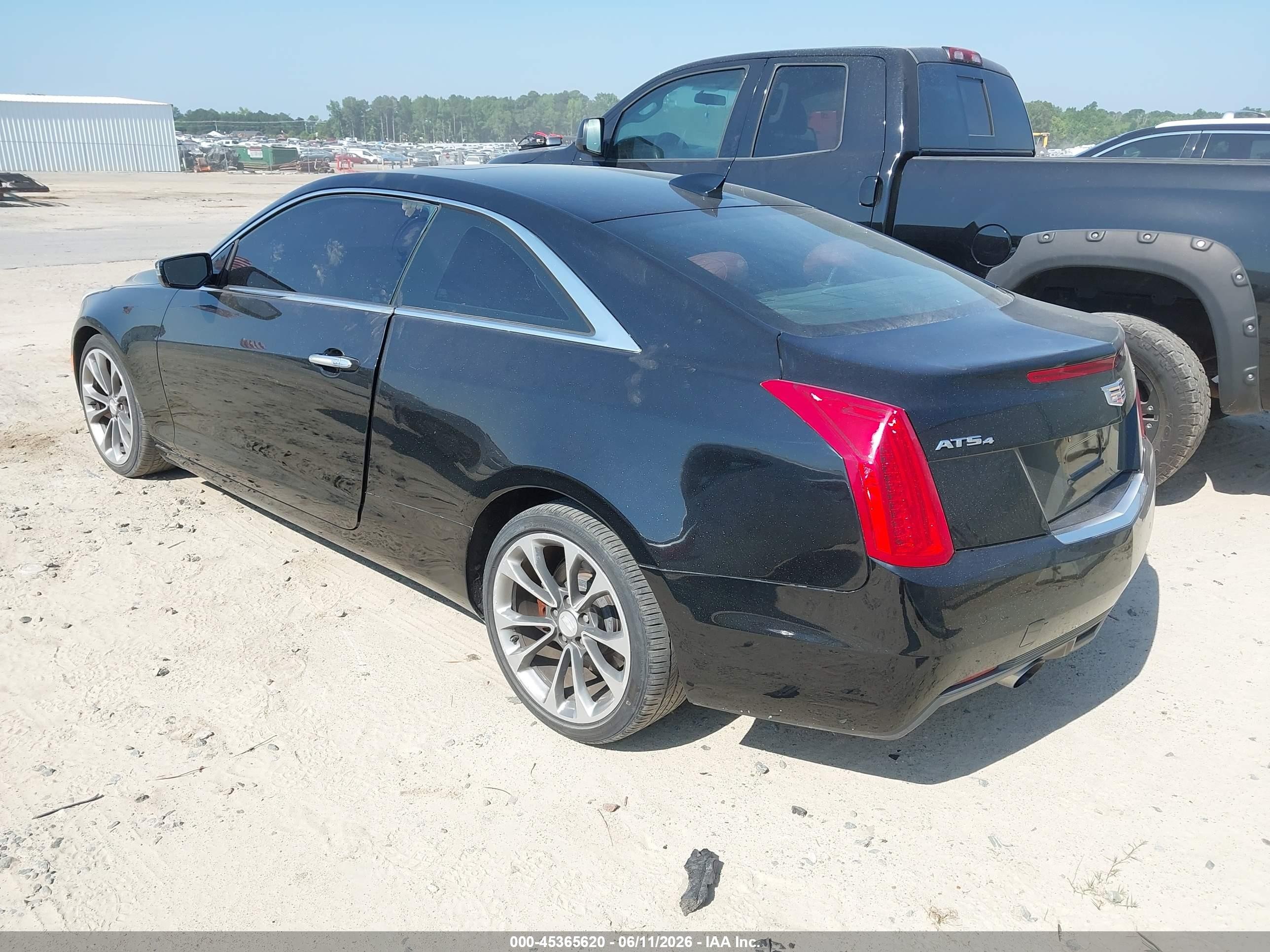 2016 Cadillac Ats Premium Collection Black vin: 1G6AL1RX6G0101638
