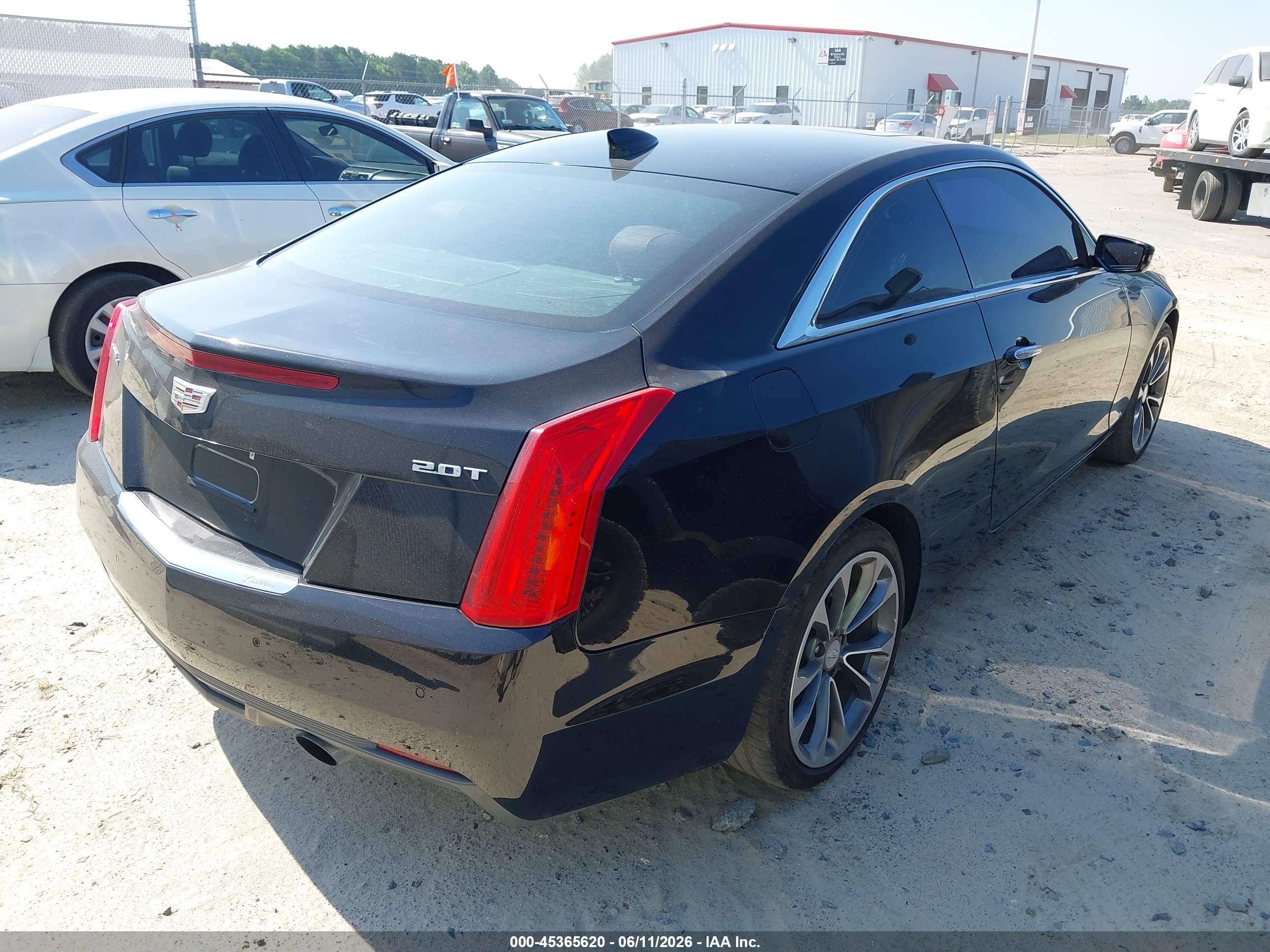 2016 Cadillac Ats Premium Collection Black vin: 1G6AL1RX6G0101638