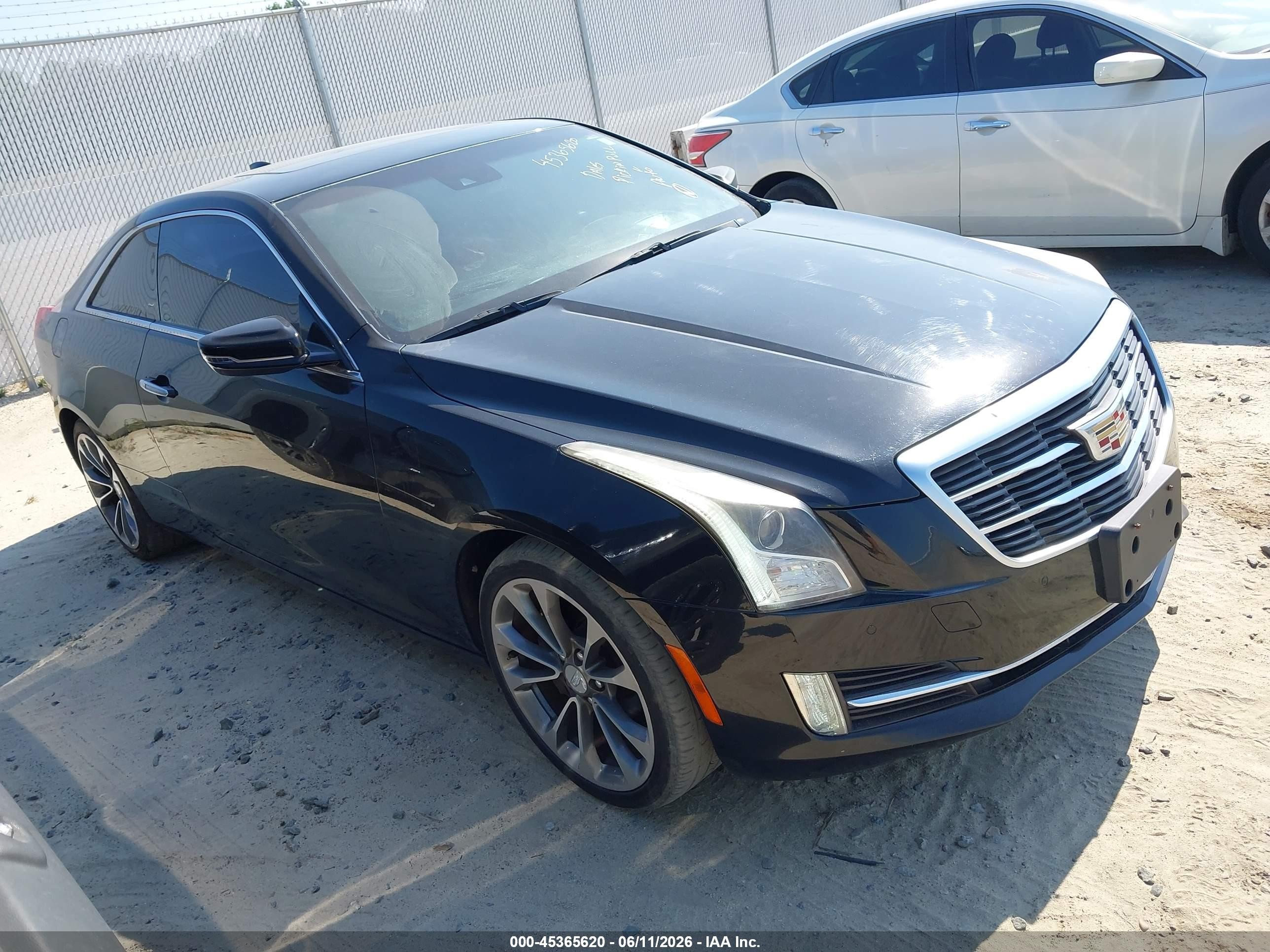 2016 Cadillac Ats Premium Collection Black vin: 1G6AL1RX6G0101638