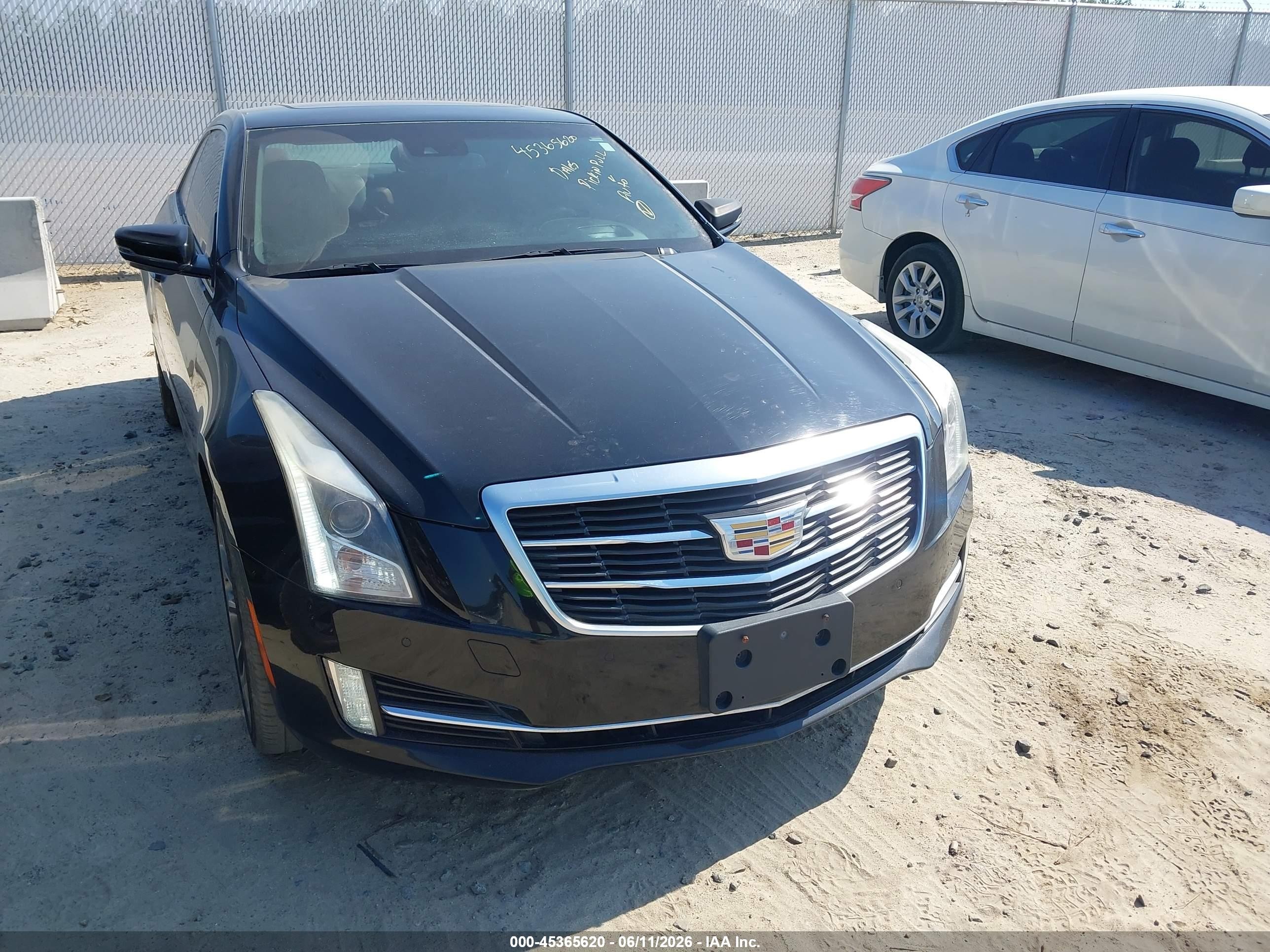 2016 Cadillac Ats Premium Collection Black vin: 1G6AL1RX6G0101638