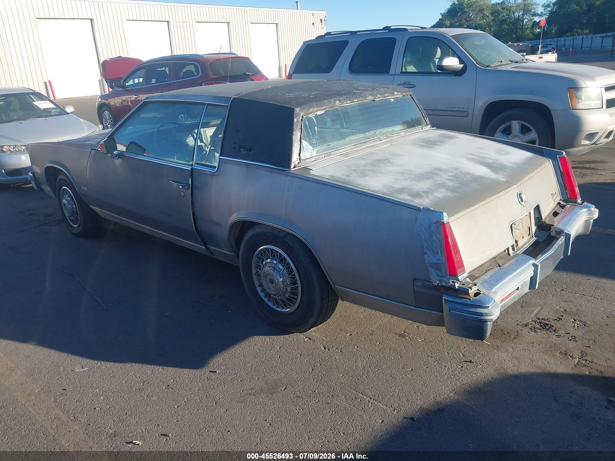 1981 Cadillac Eldorado   Серый vin: 1G6AL57N3BE613975