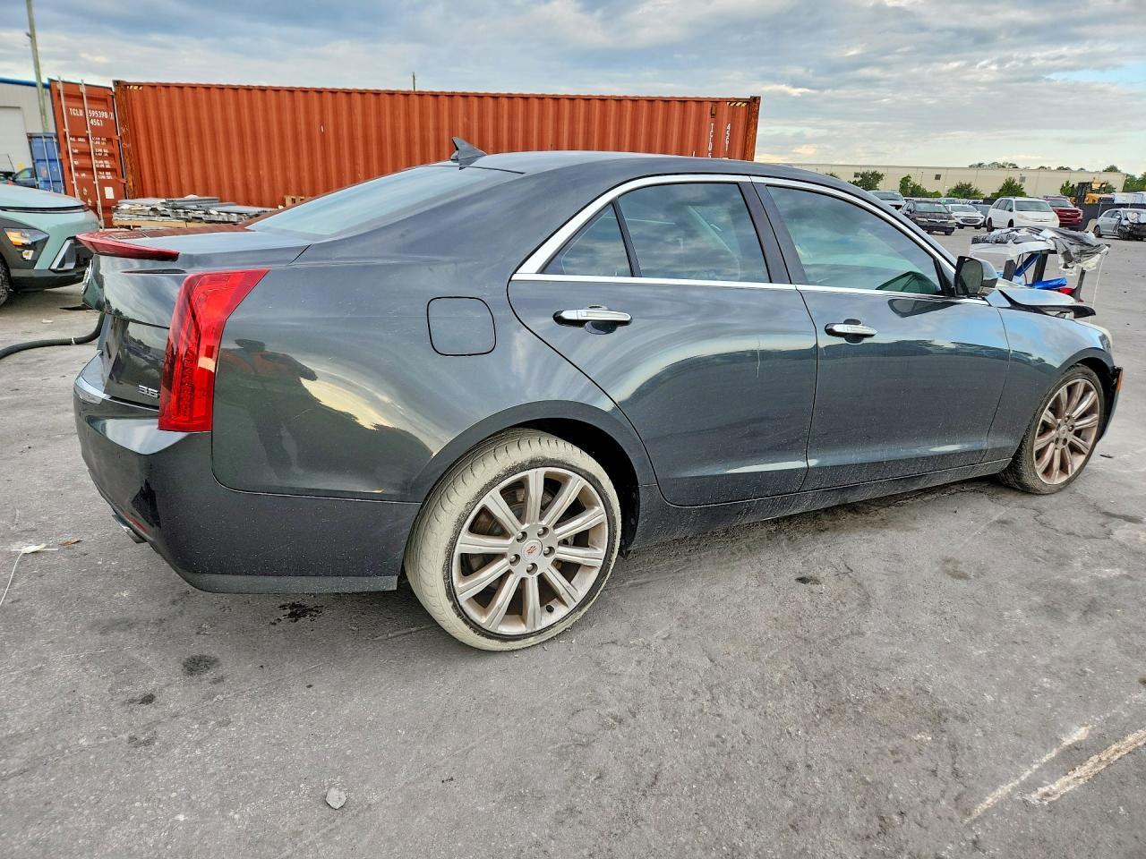2014 Cadillac Ats Premium Charcoal vin: 1G6AL5S34E0142636