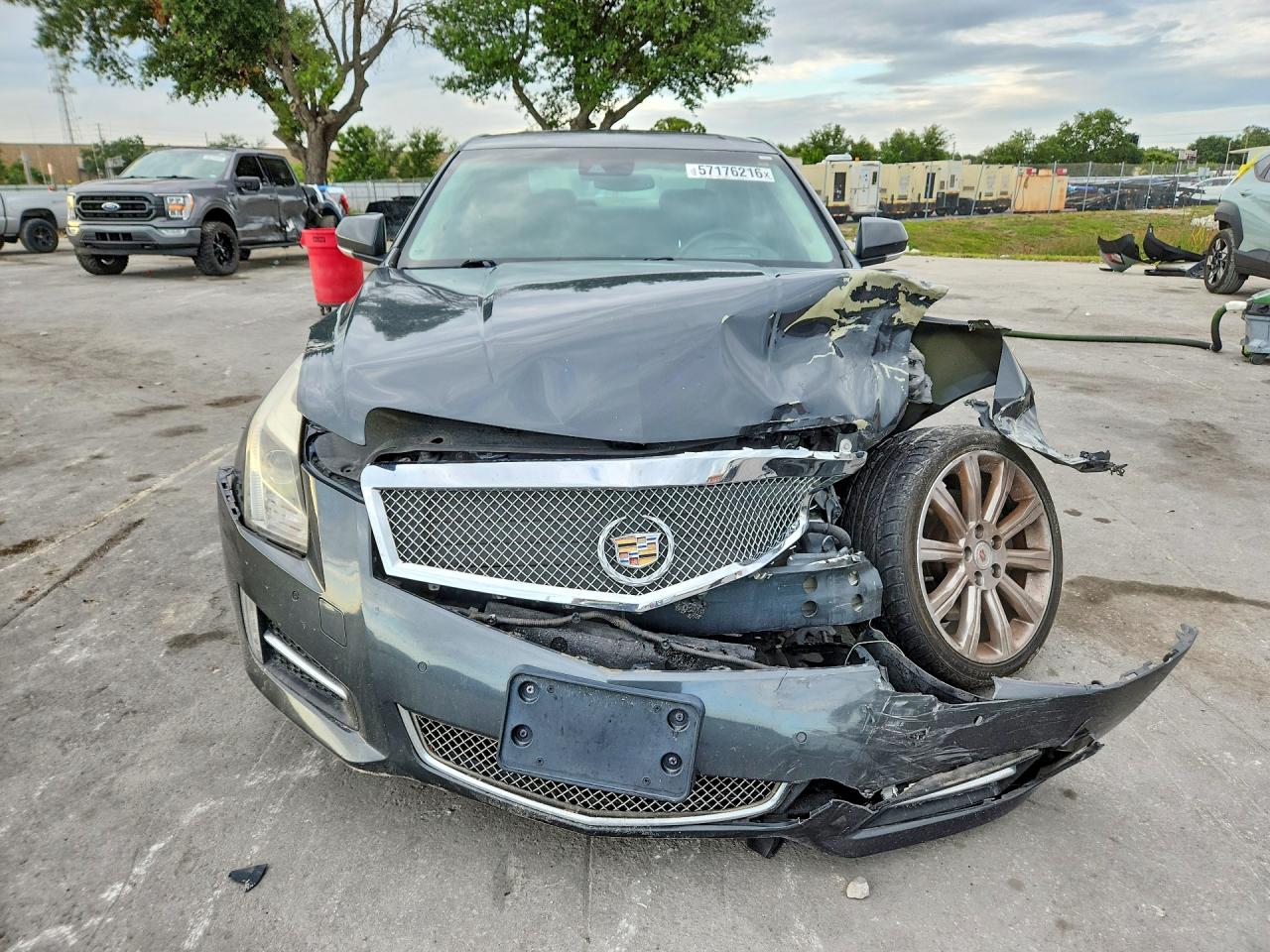 2014 Cadillac Ats Premium Charcoal vin: 1G6AL5S34E0142636