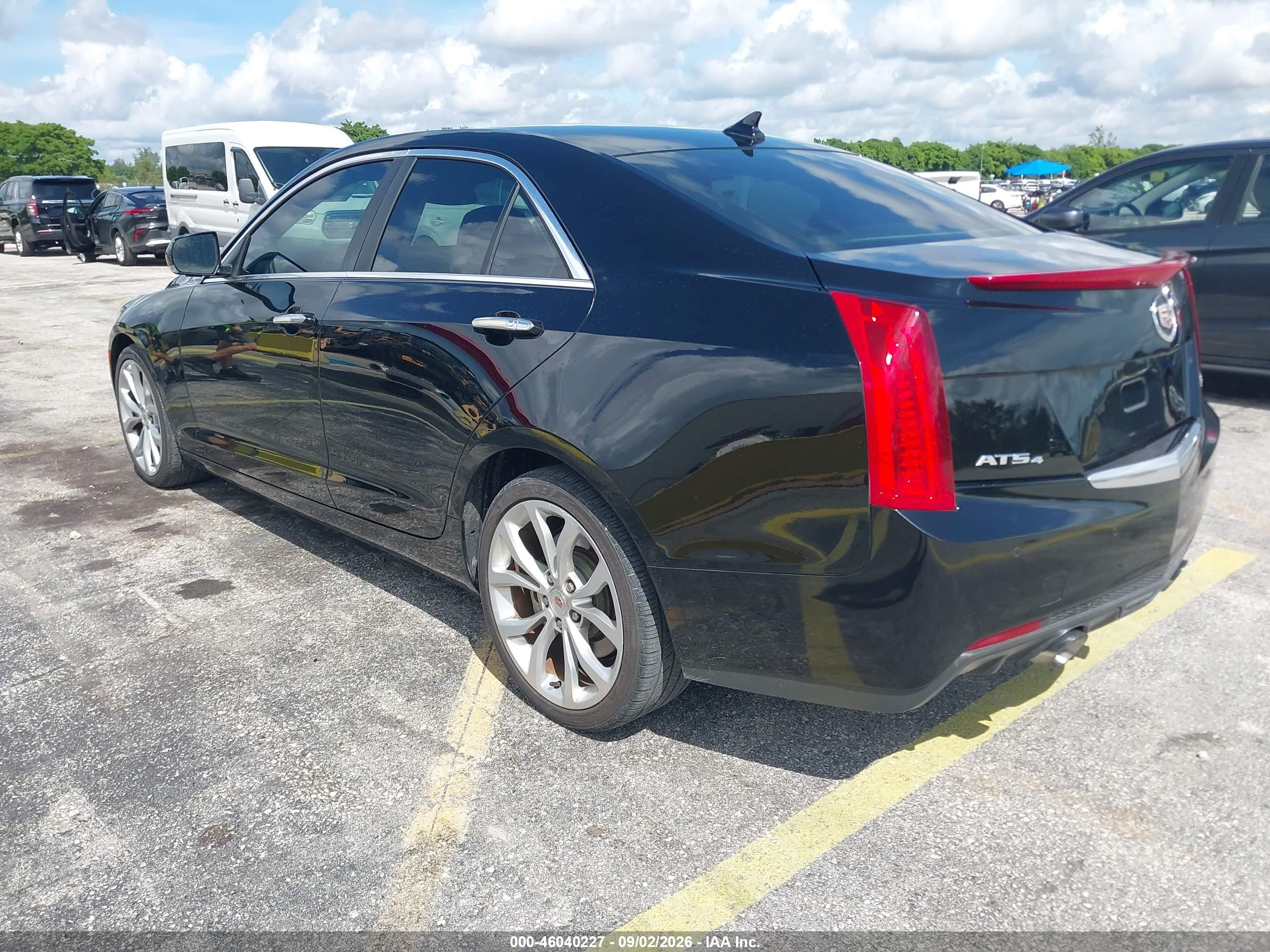 2014 Cadillac Ats Premium Black vin: 1G6AL5S36E0122341