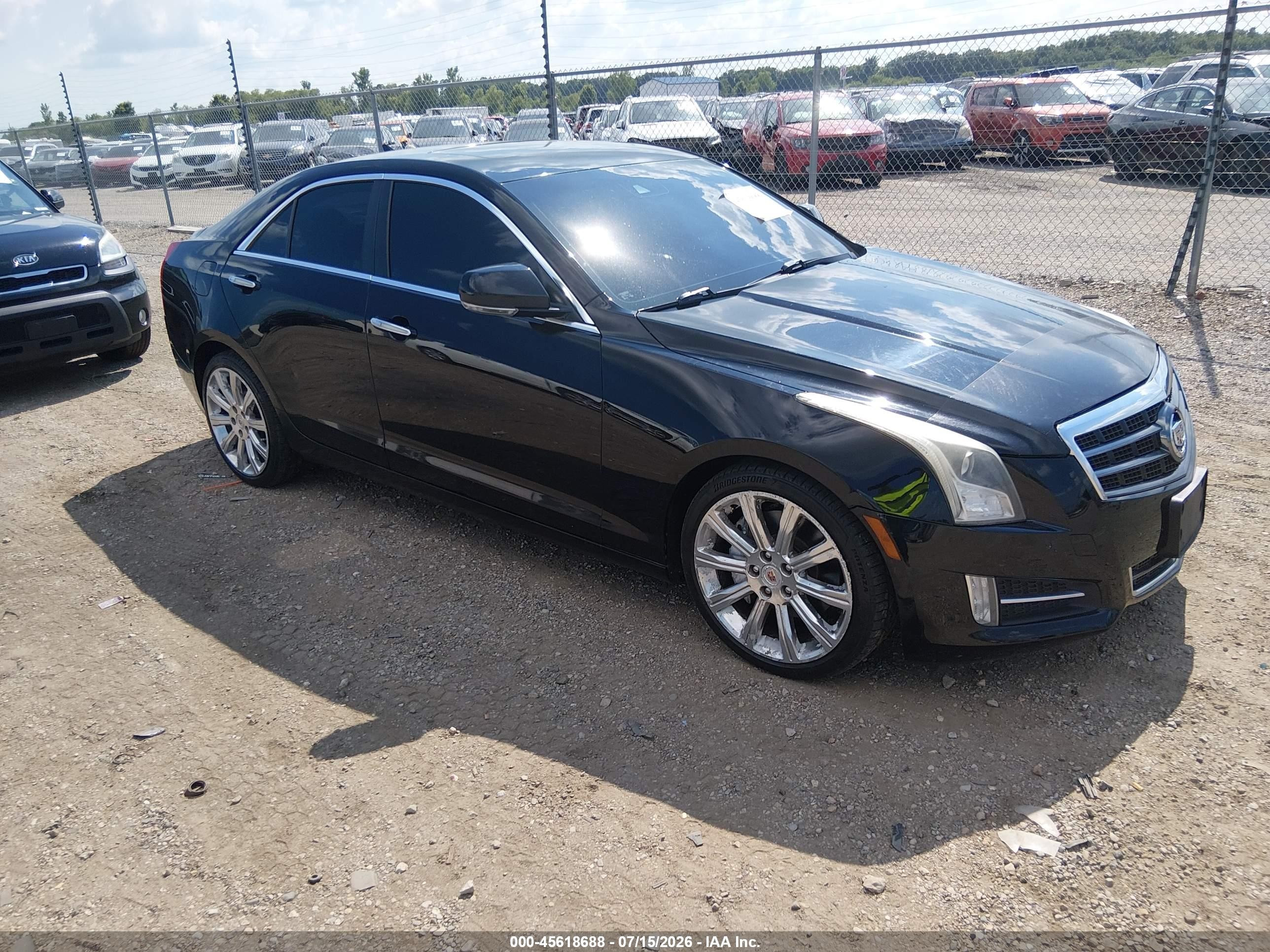 2013 Cadillac Ats Premium Black vin: 1G6AL5S38D0113073