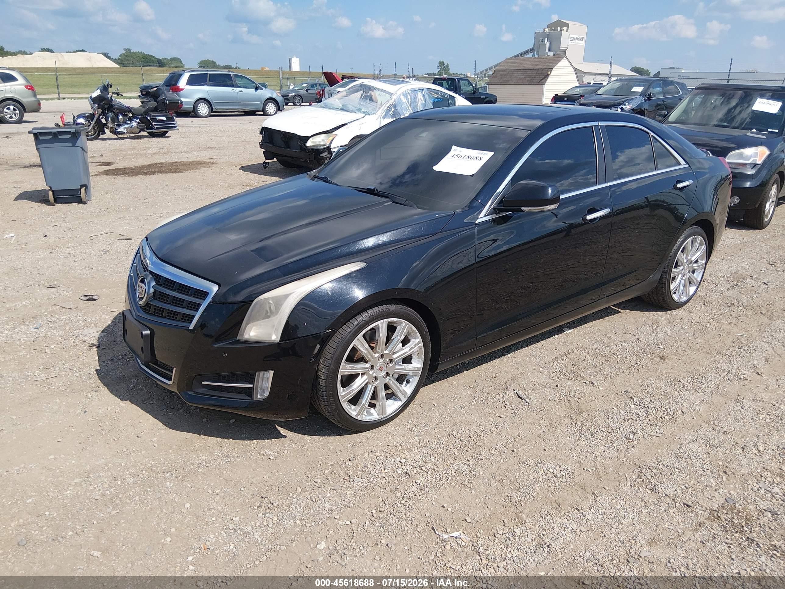 2013 Cadillac Ats Premium Black vin: 1G6AL5S38D0113073