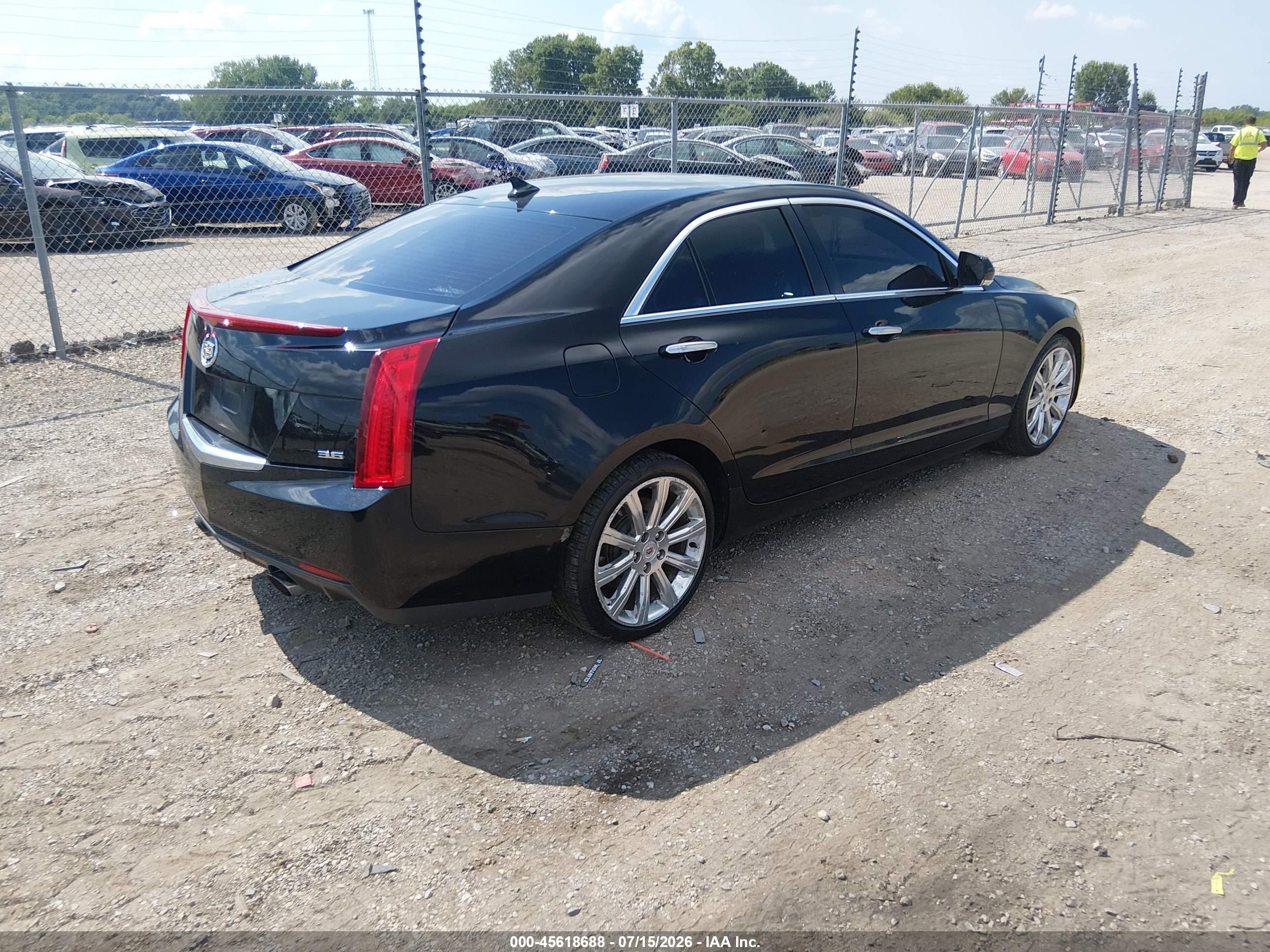 2013 Cadillac Ats Premium Black vin: 1G6AL5S38D0113073