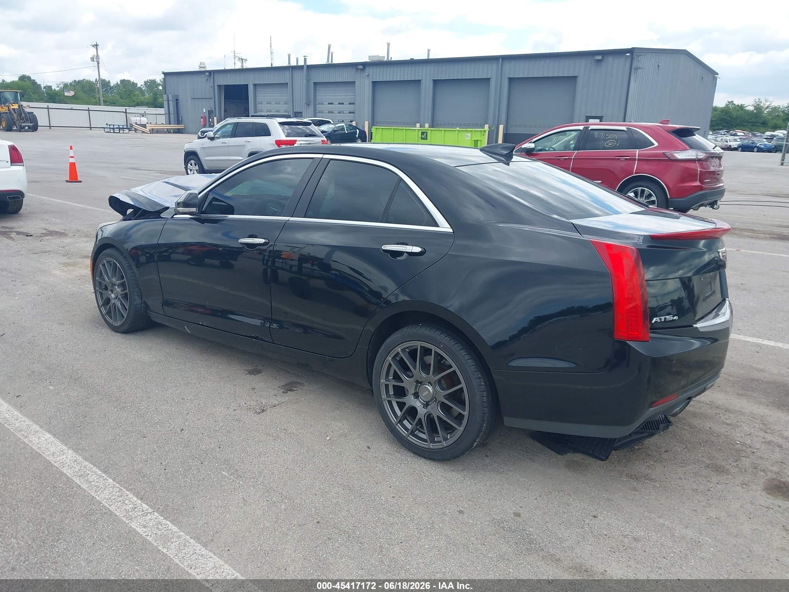 2015 Cadillac Ats Premium Черный vin: 1G6AL5S38F0122651
