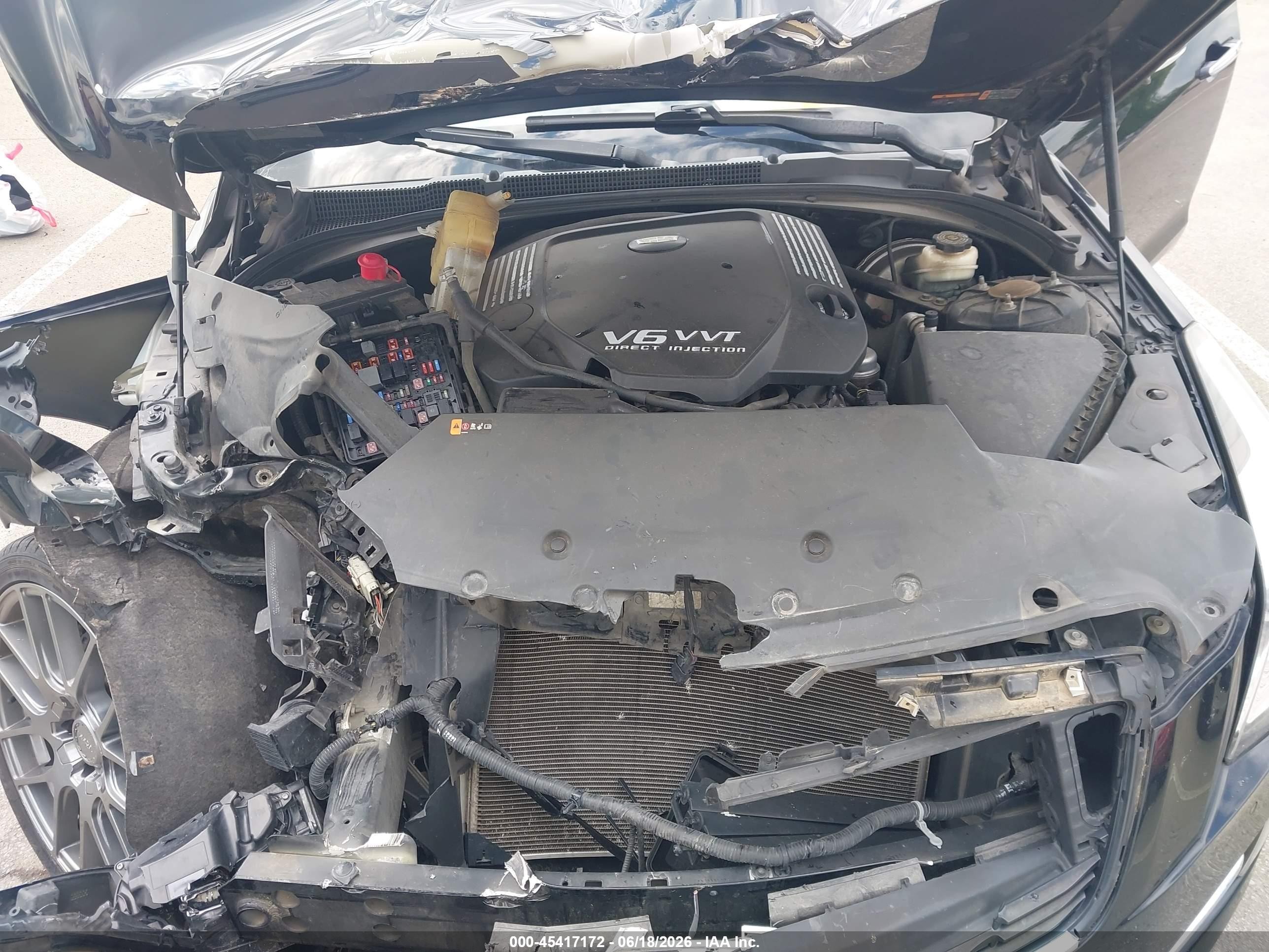 2015 Cadillac Ats Premium Черный vin: 1G6AL5S38F0122651