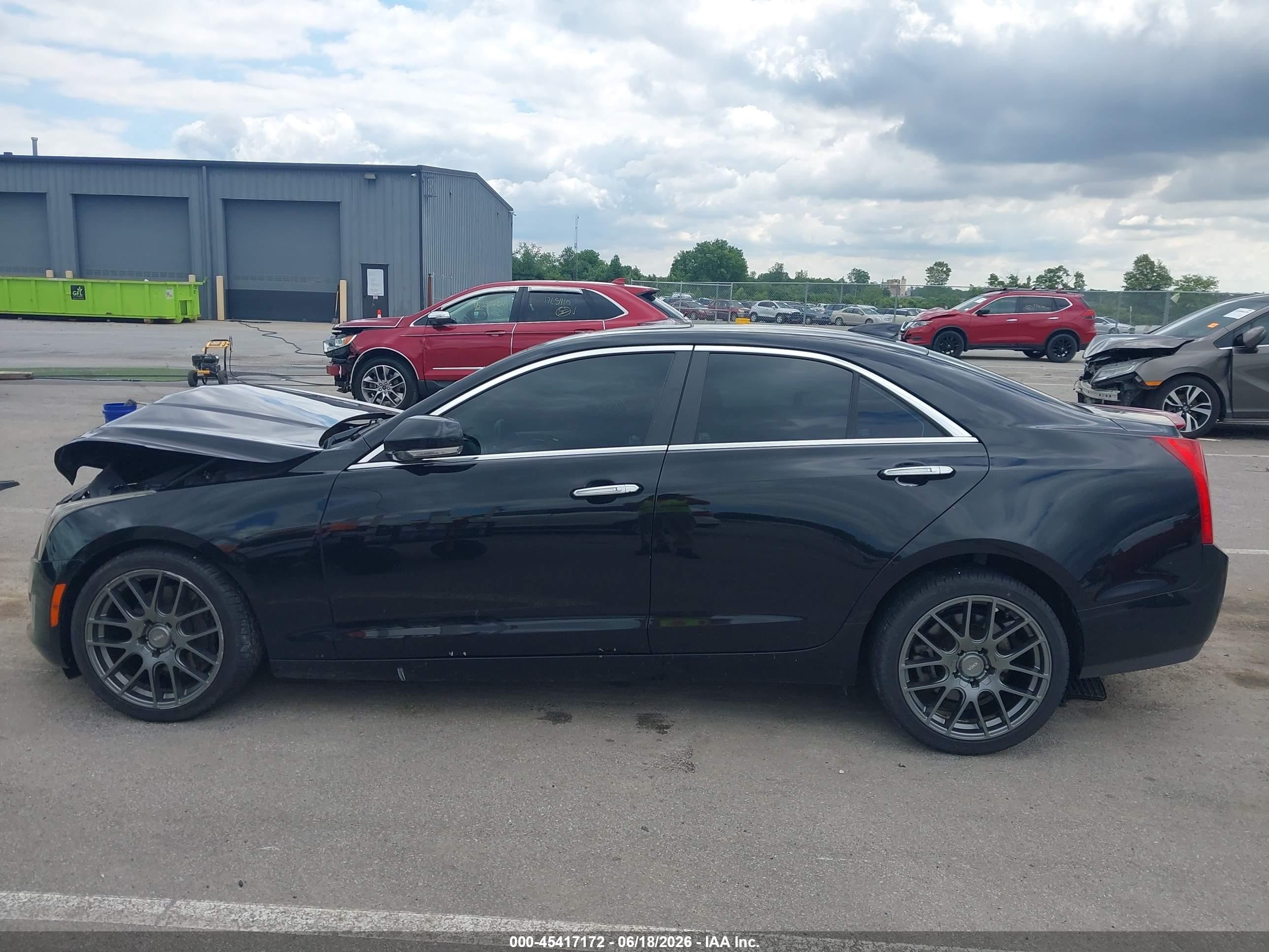 2015 Cadillac Ats Premium Черный vin: 1G6AL5S38F0122651