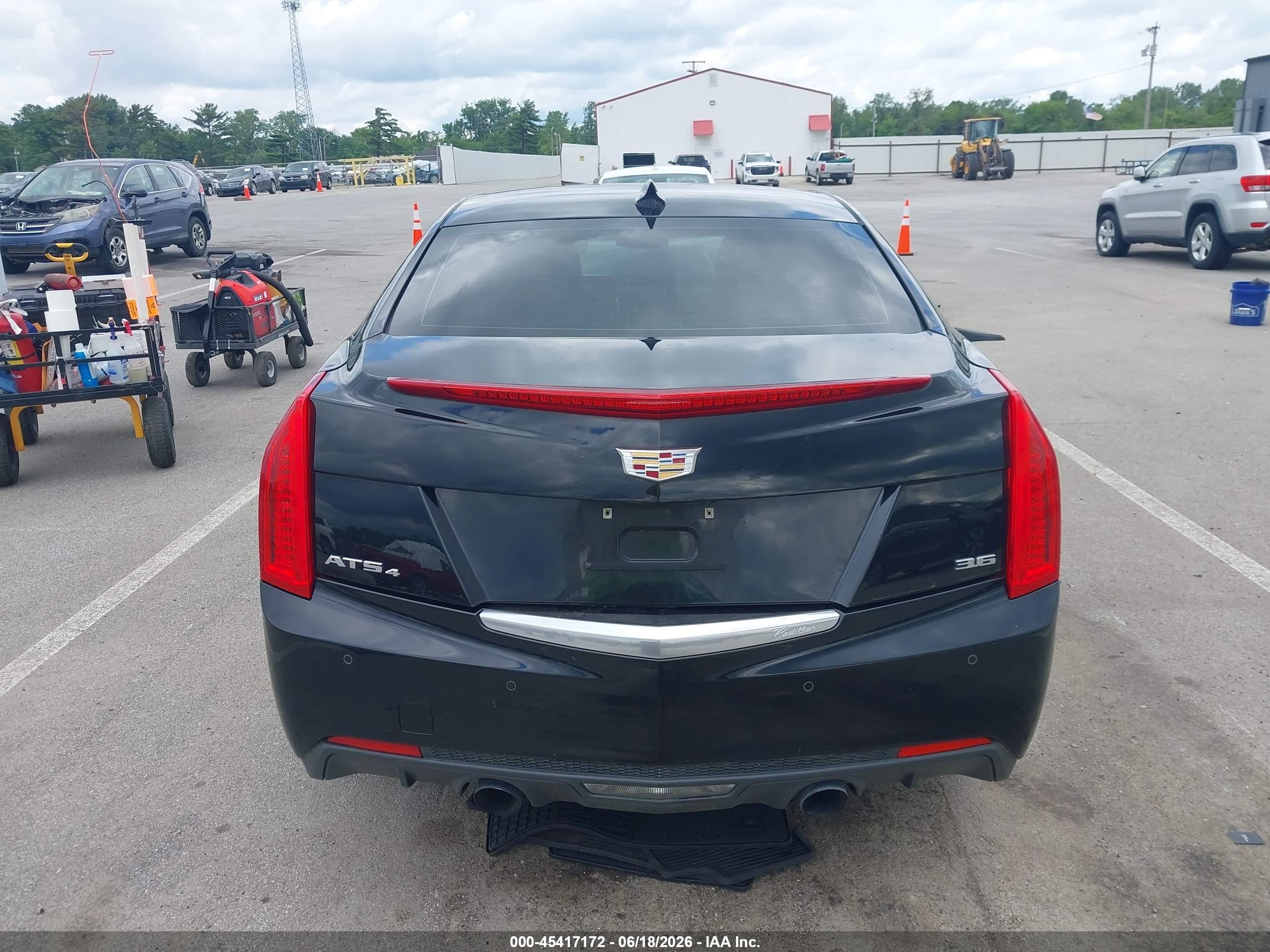 2015 Cadillac Ats Premium Черный vin: 1G6AL5S38F0122651