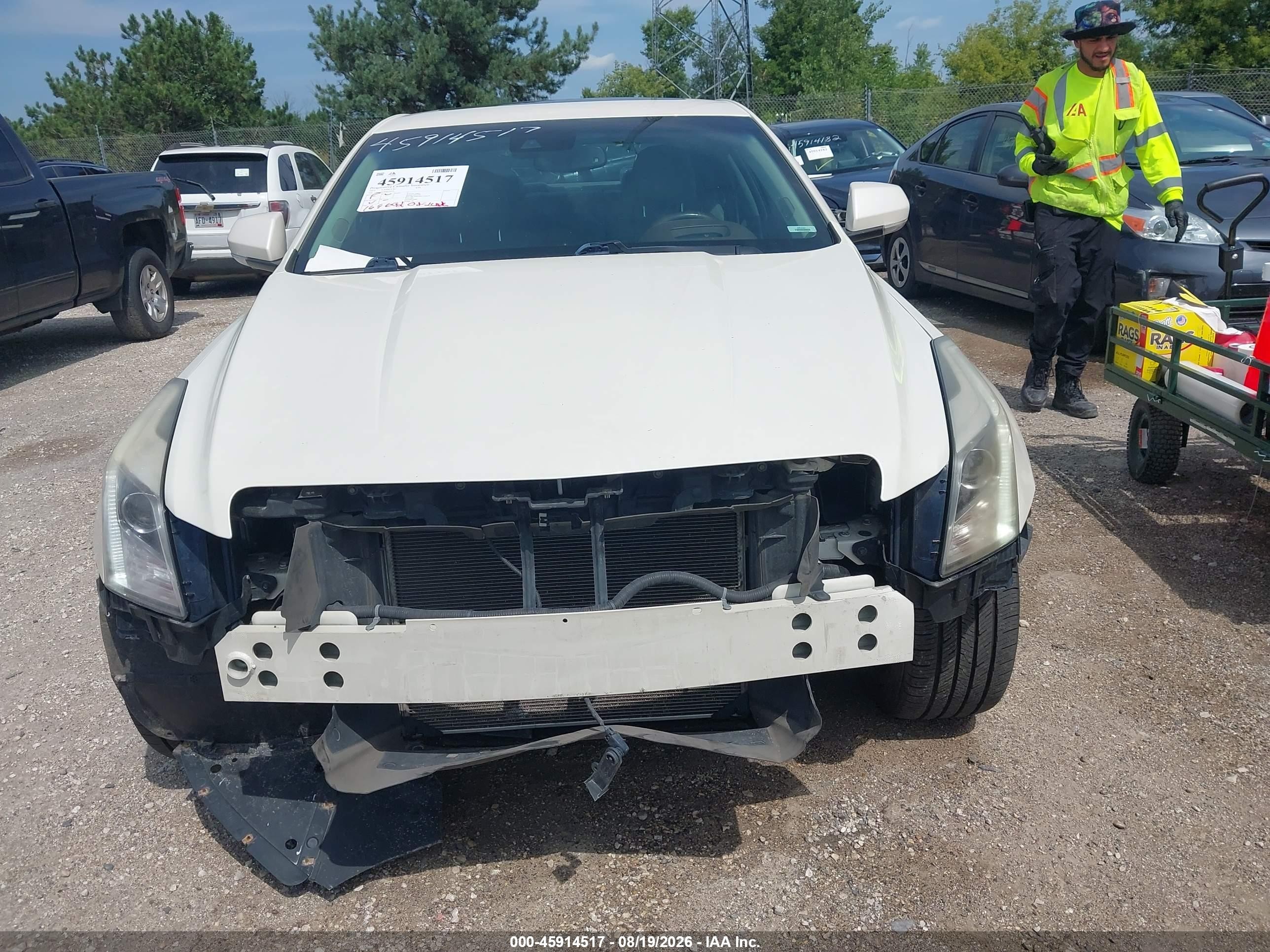 2013 Cadillac Ats Premium Белый vin: 1G6AL5S39D0125670
