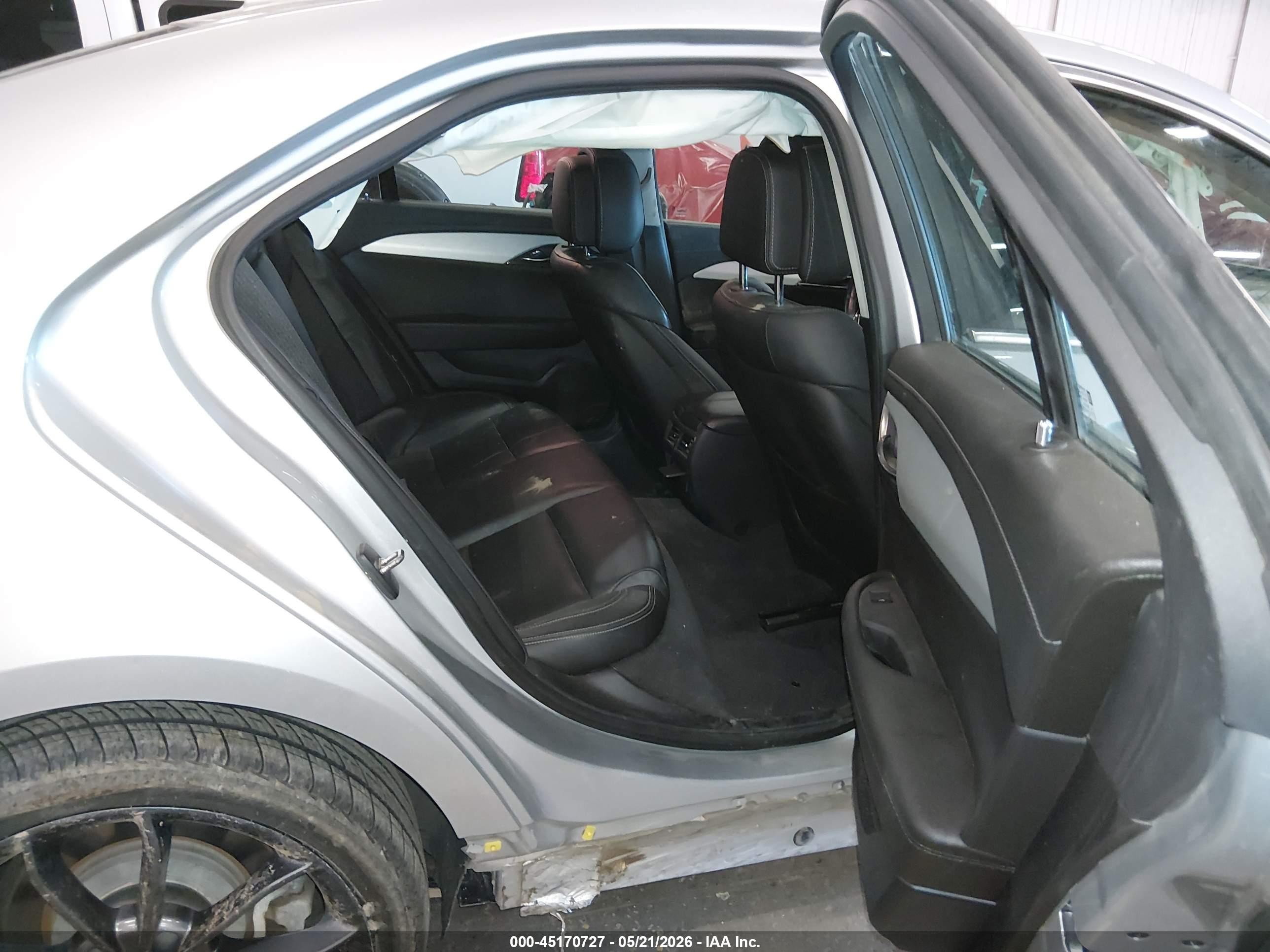 2014 Cadillac Ats Premium Silver vin: 1G6AL5SX0E0169710