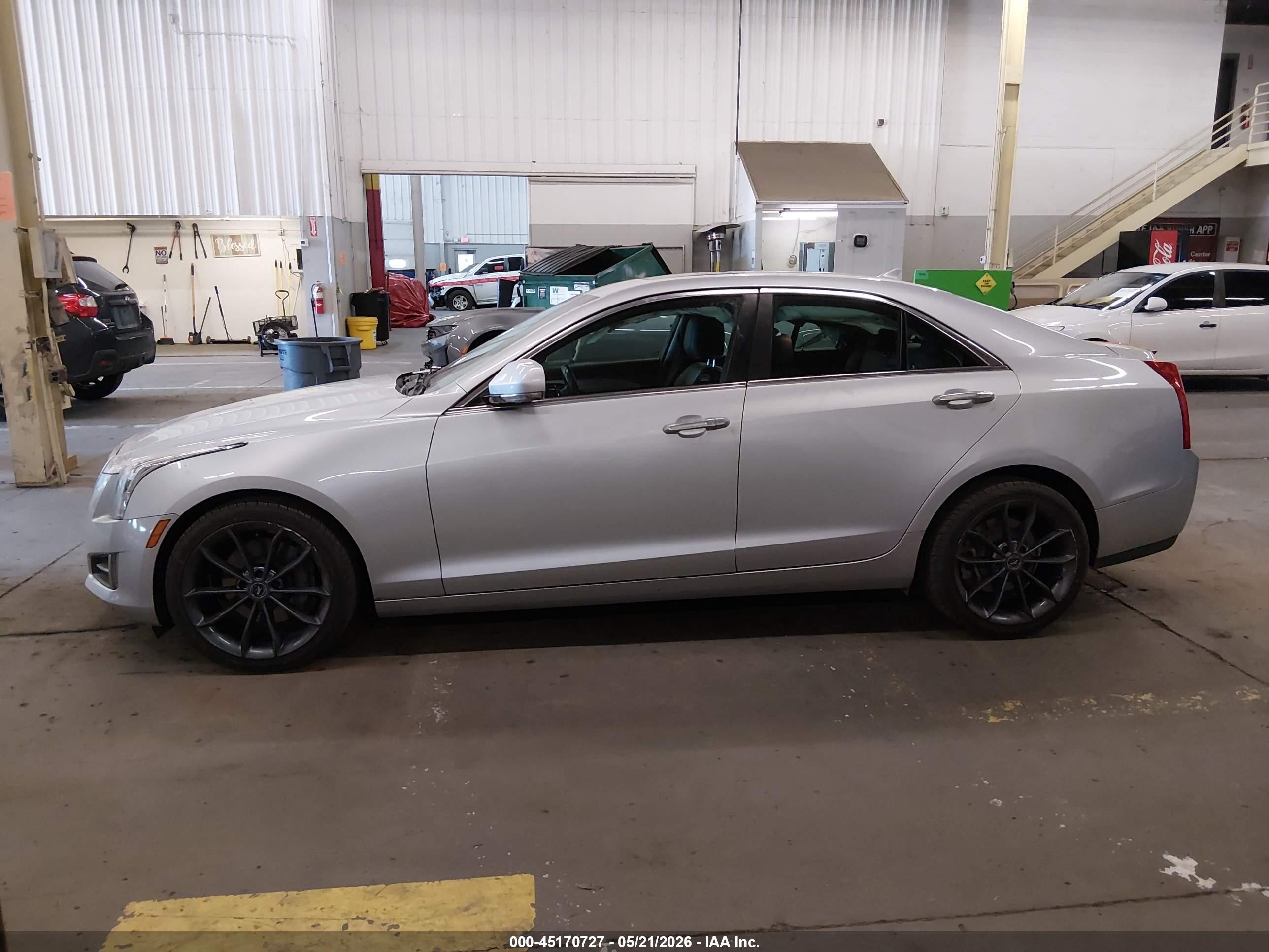 2014 Cadillac Ats Premium Silver vin: 1G6AL5SX0E0169710