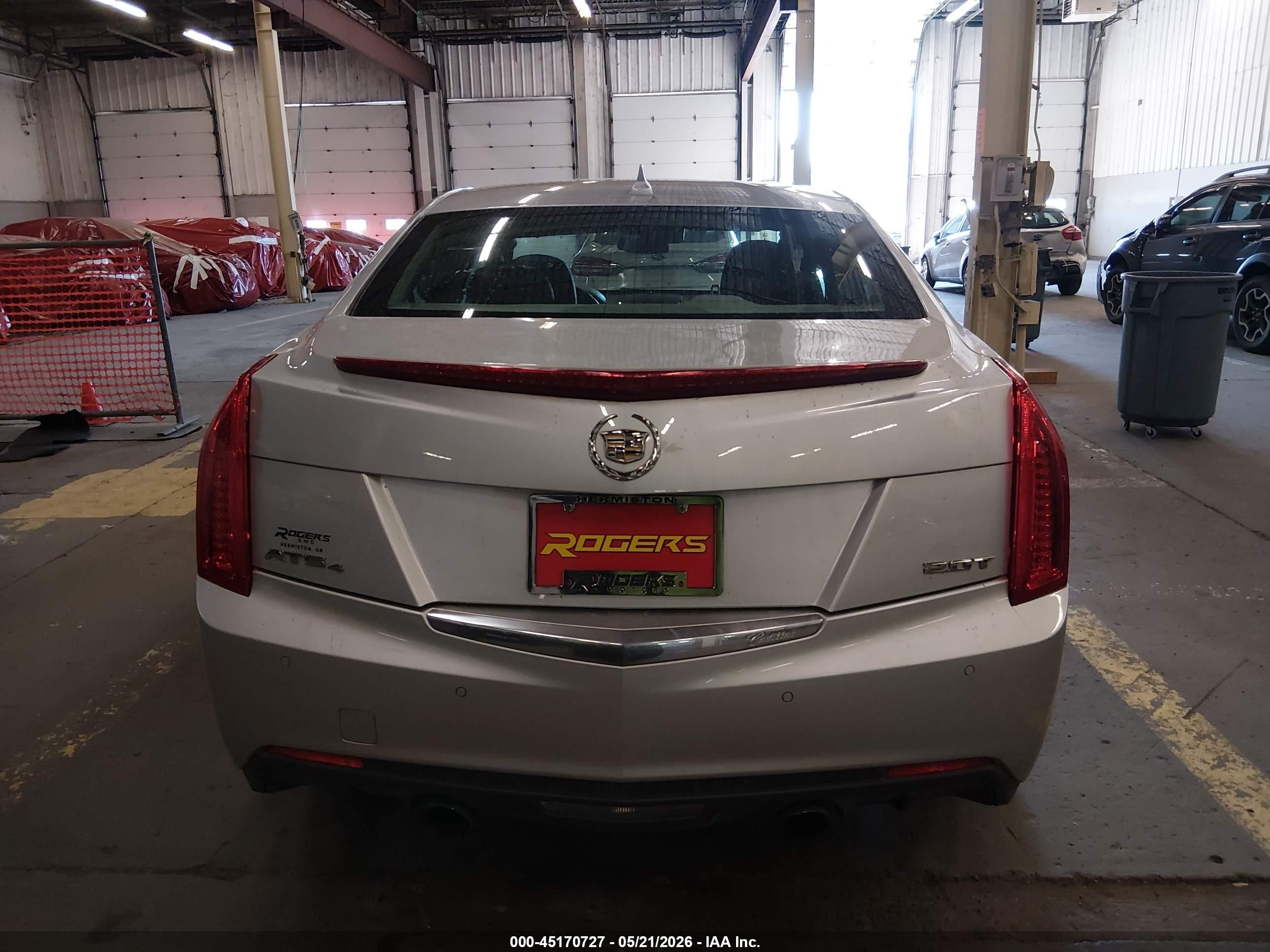 2014 Cadillac Ats Premium Silver vin: 1G6AL5SX0E0169710
