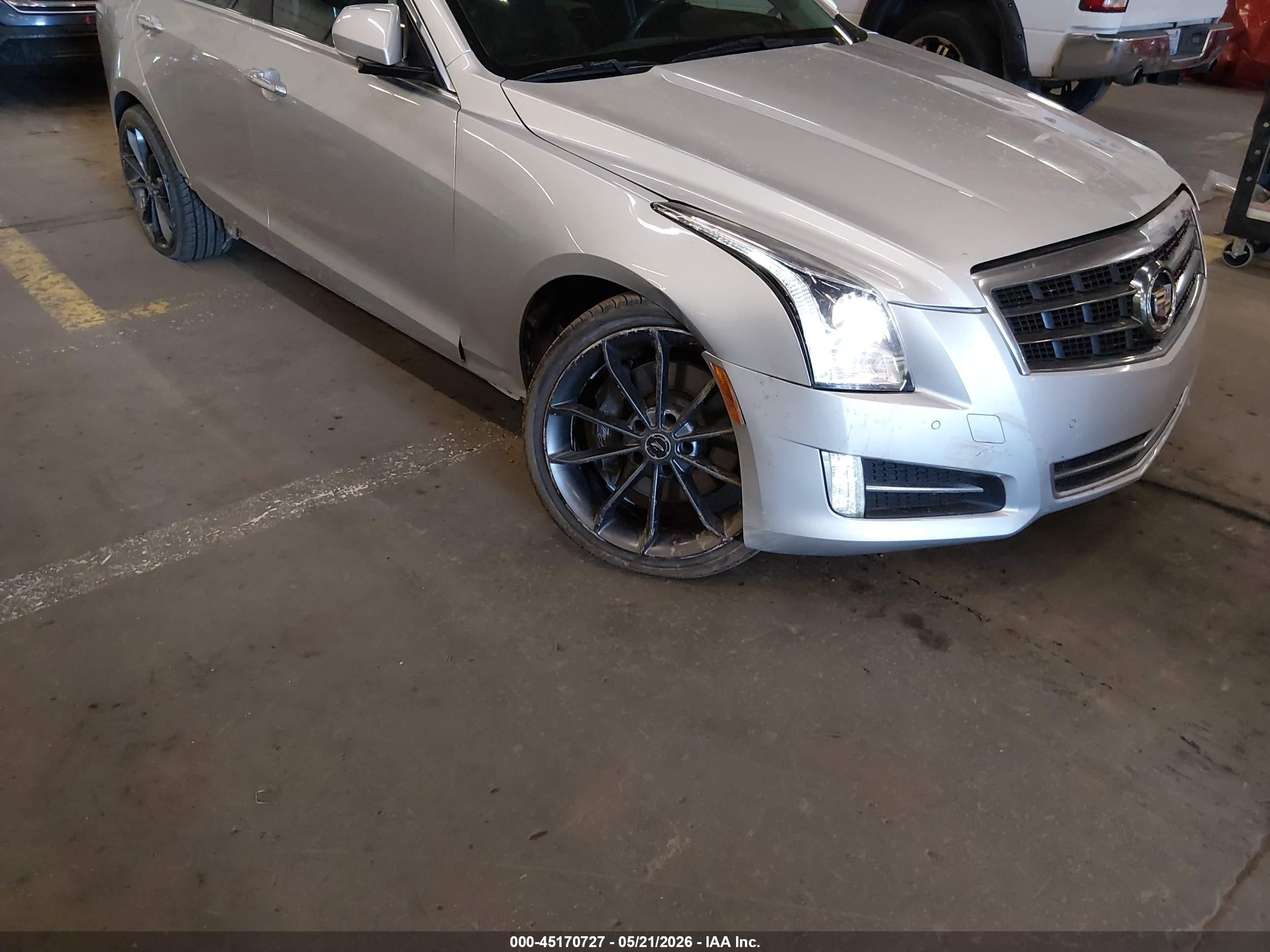 2014 Cadillac Ats Premium Silver vin: 1G6AL5SX0E0169710