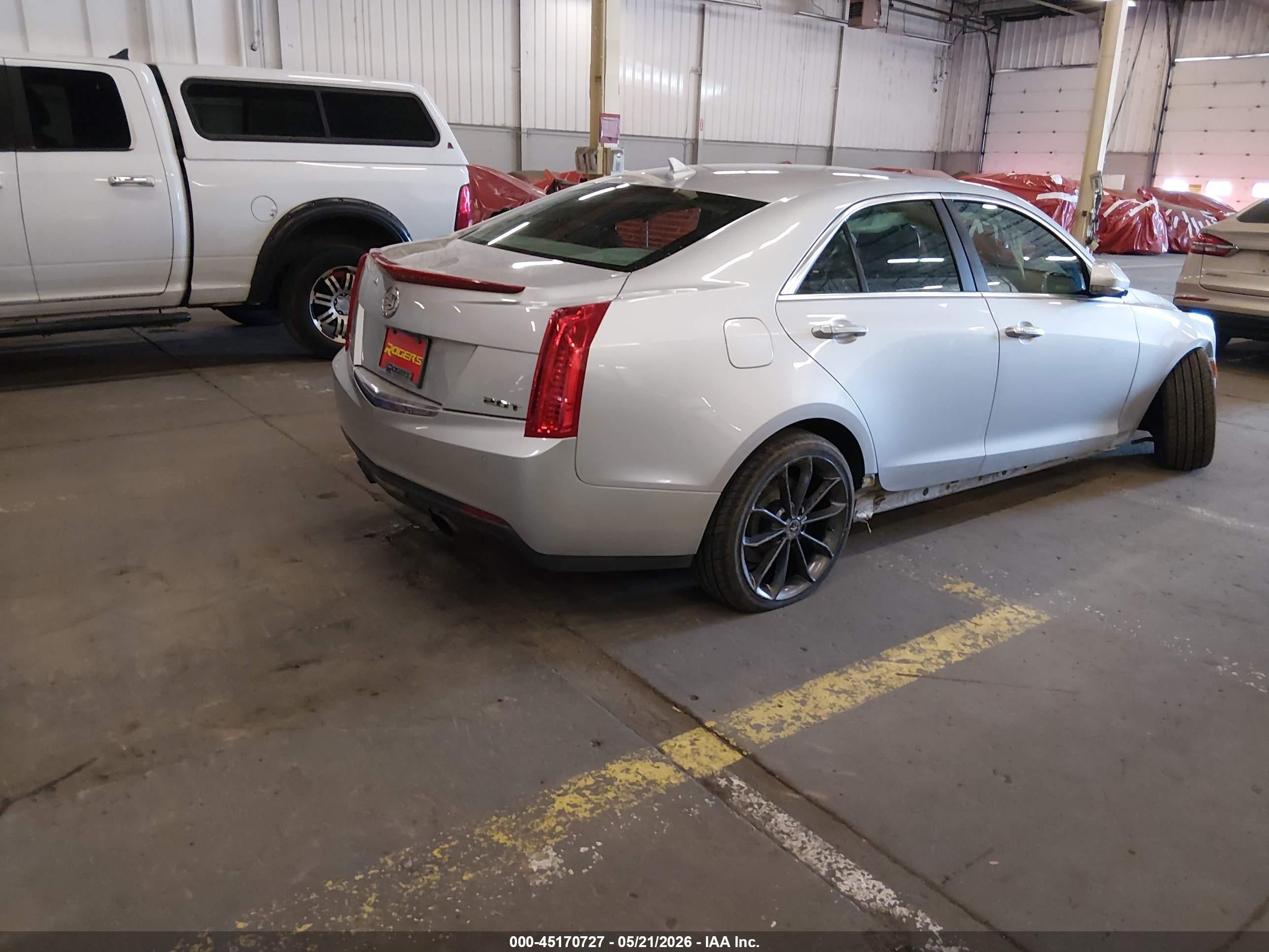 2014 Cadillac Ats Premium Silver vin: 1G6AL5SX0E0169710