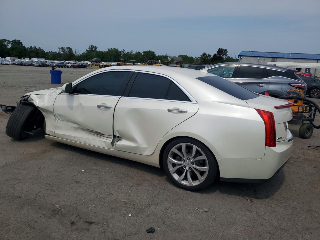 2013 Cadillac Ats Premium White vin: 1G6AL5SX4D0140919
