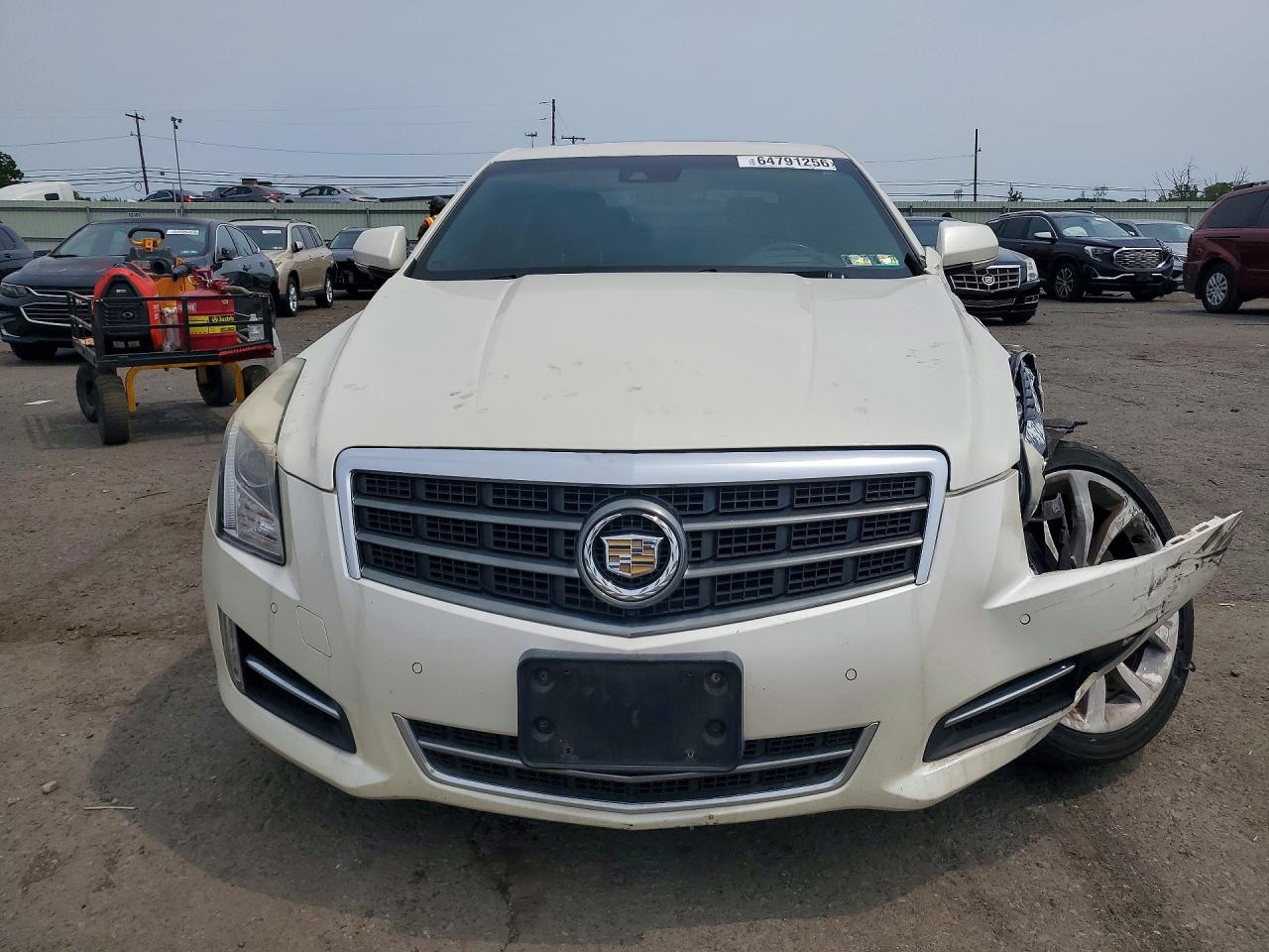 2013 Cadillac Ats Premium White vin: 1G6AL5SX4D0140919