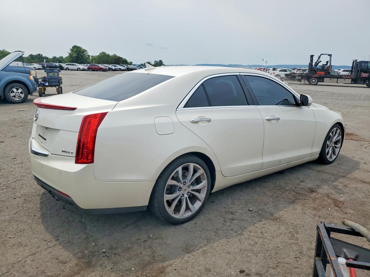 2013 Cadillac Ats Premium White vin: 1G6AL5SX4D0140919