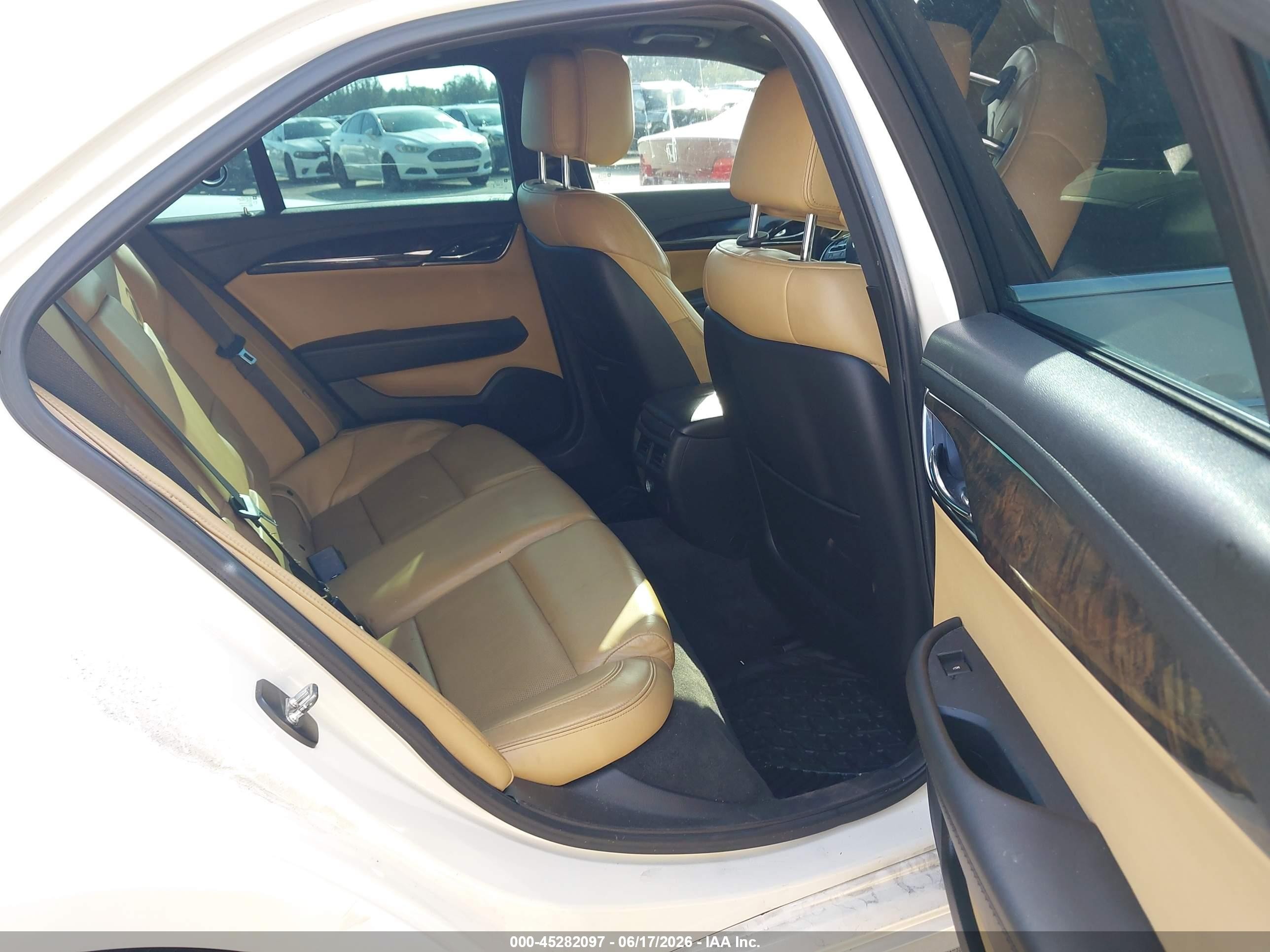 2014 Cadillac Ats Premium White vin: 1G6AL5SX4E0116640