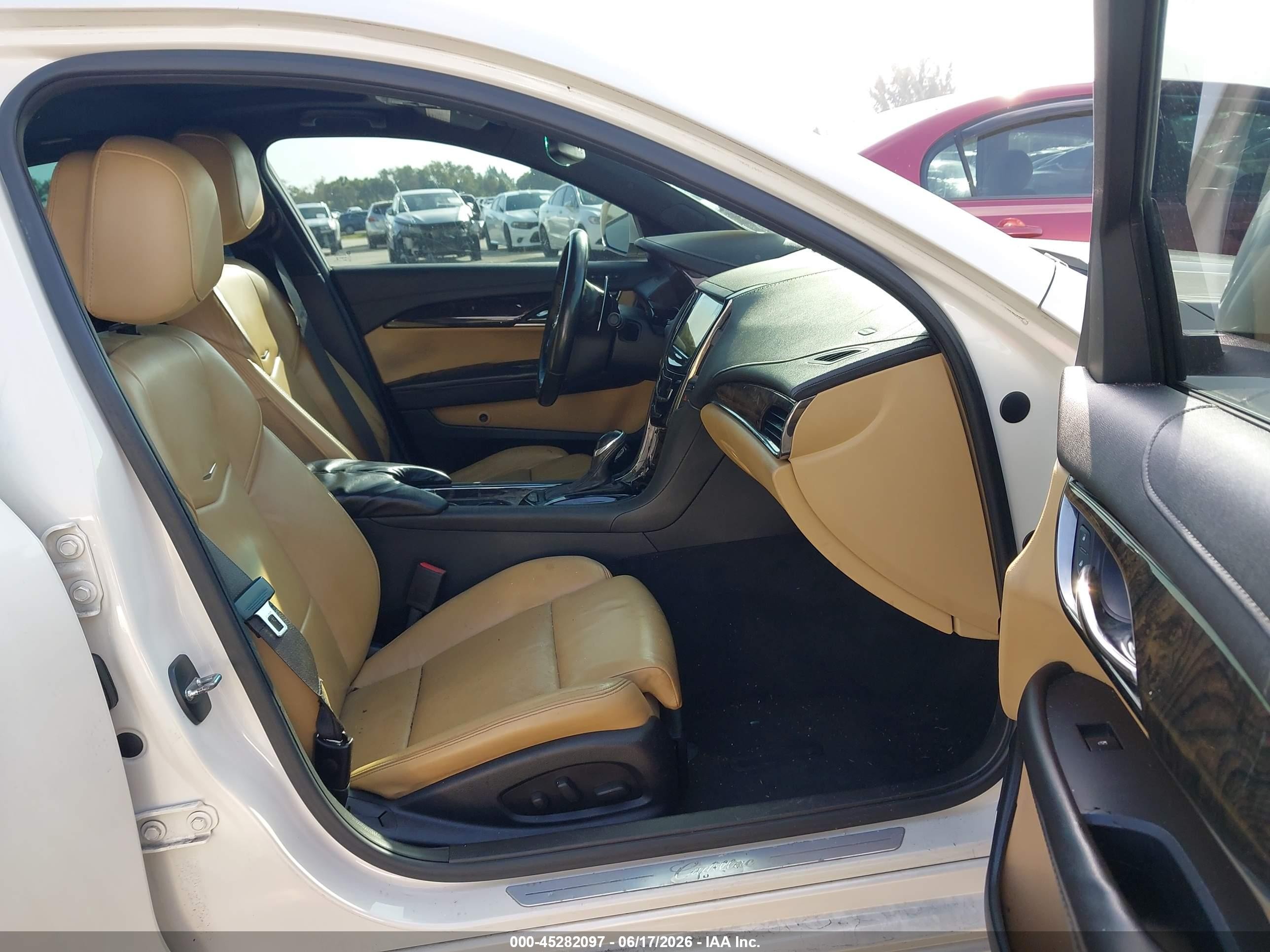 2014 Cadillac Ats Premium White vin: 1G6AL5SX4E0116640