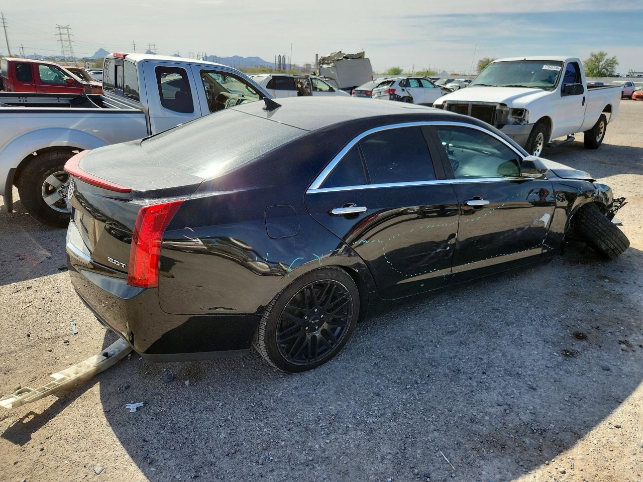 2014 Cadillac Ats Premium Black vin: 1G6AL5SX4E0132238