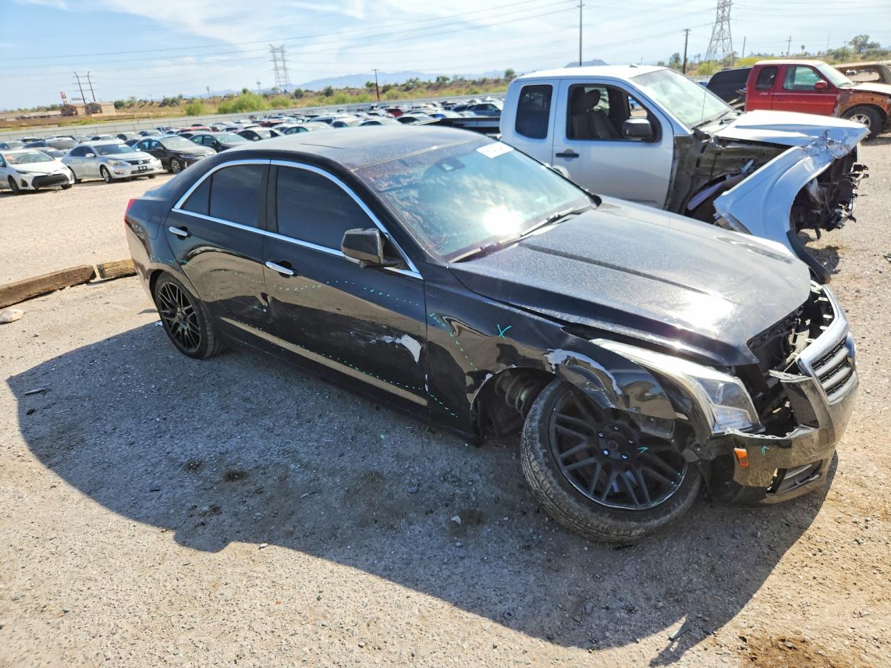 2014 Cadillac Ats Premium Black vin: 1G6AL5SX4E0132238