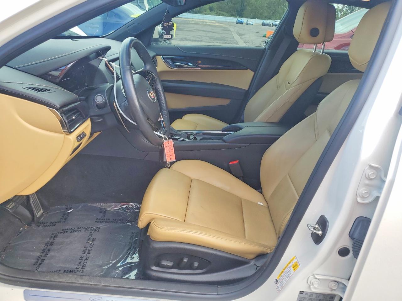 2013 Cadillac Ats Premium White vin: 1G6AL5SX7D0165488