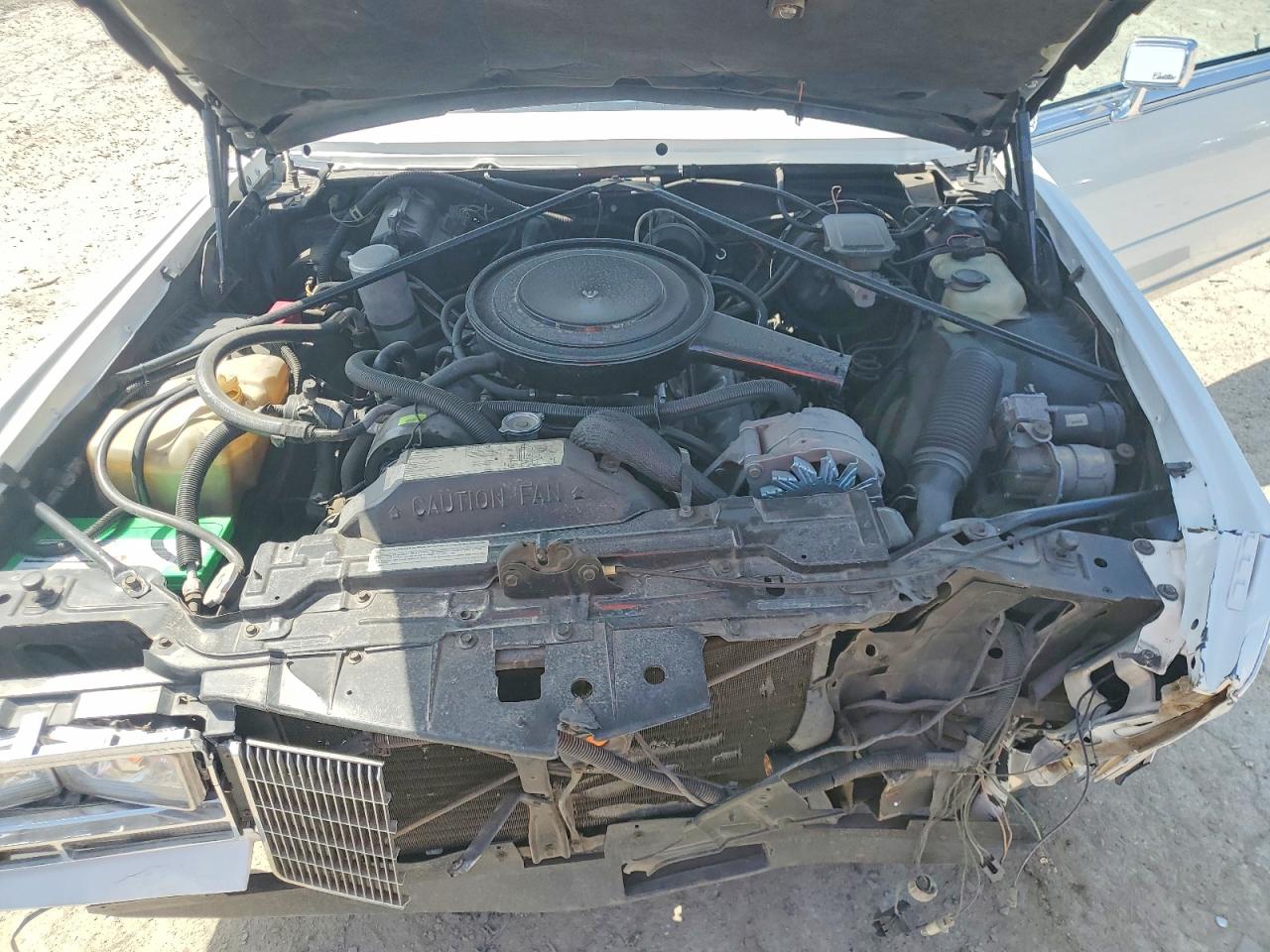 1984 Cadillac Eldorado Biarritz Белый vin: 1G6AL6782EE614748