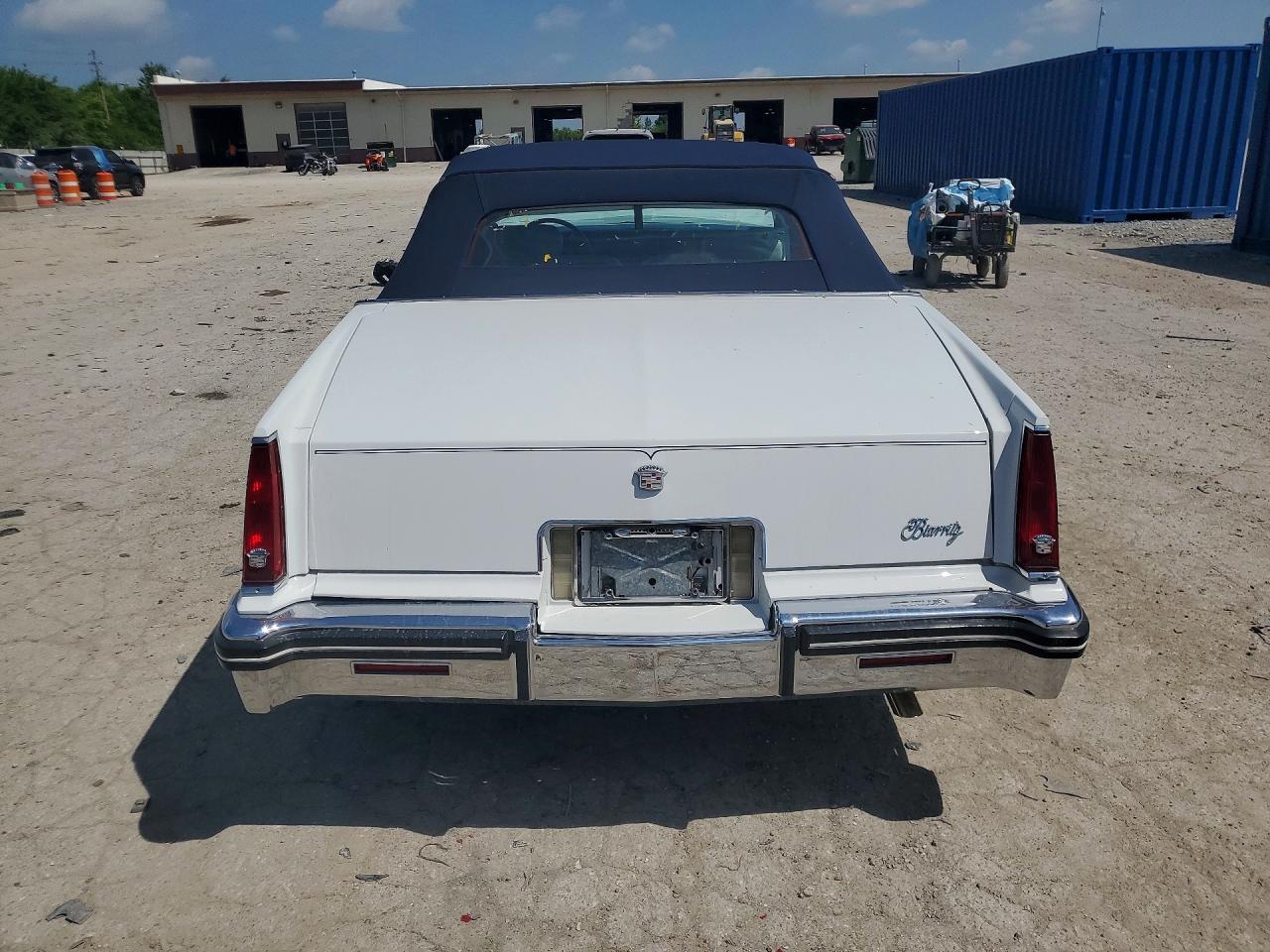 1984 Cadillac Eldorado Biarritz Белый vin: 1G6AL6782EE614748