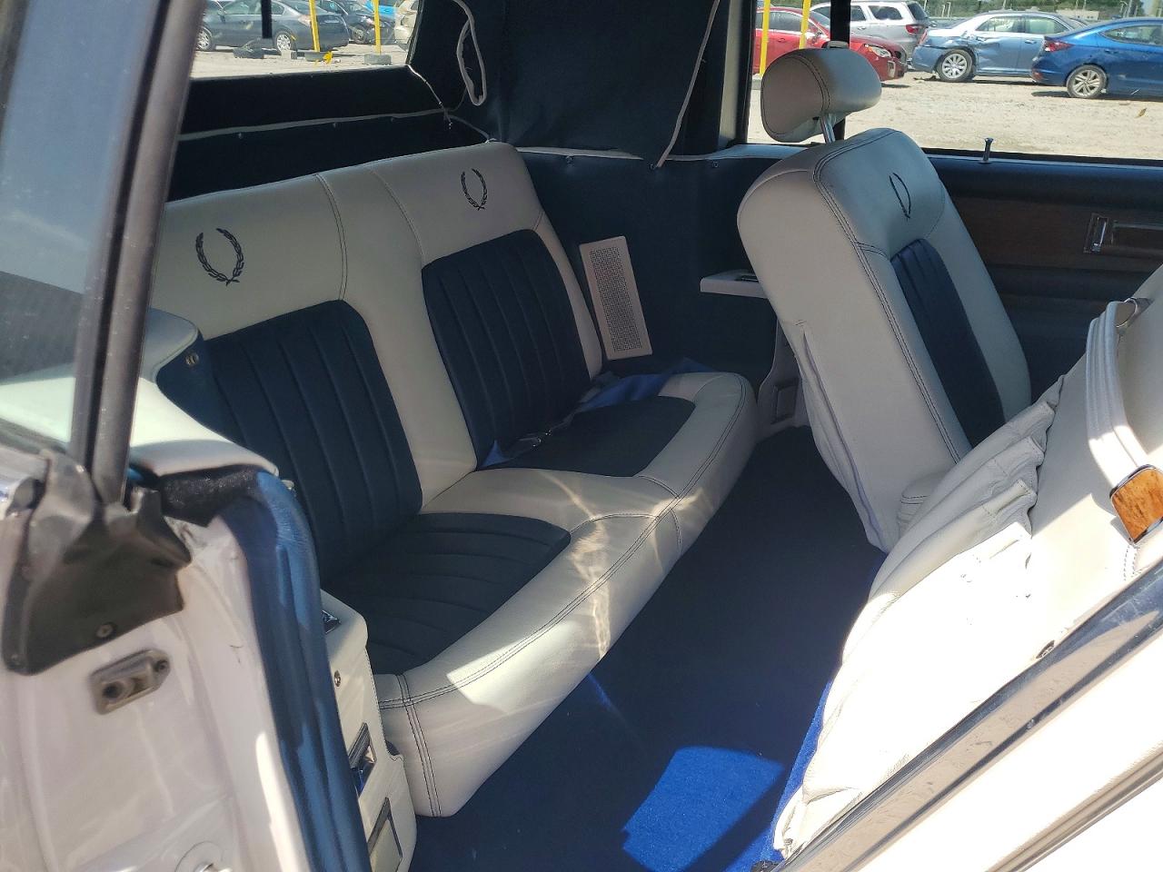 1984 Cadillac Eldorado Biarritz Белый vin: 1G6AL6782EE614748