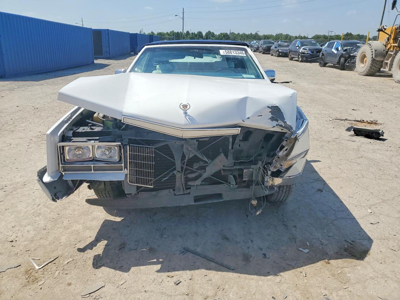 1984 Cadillac Eldorado Biarritz Белый vin: 1G6AL6782EE614748