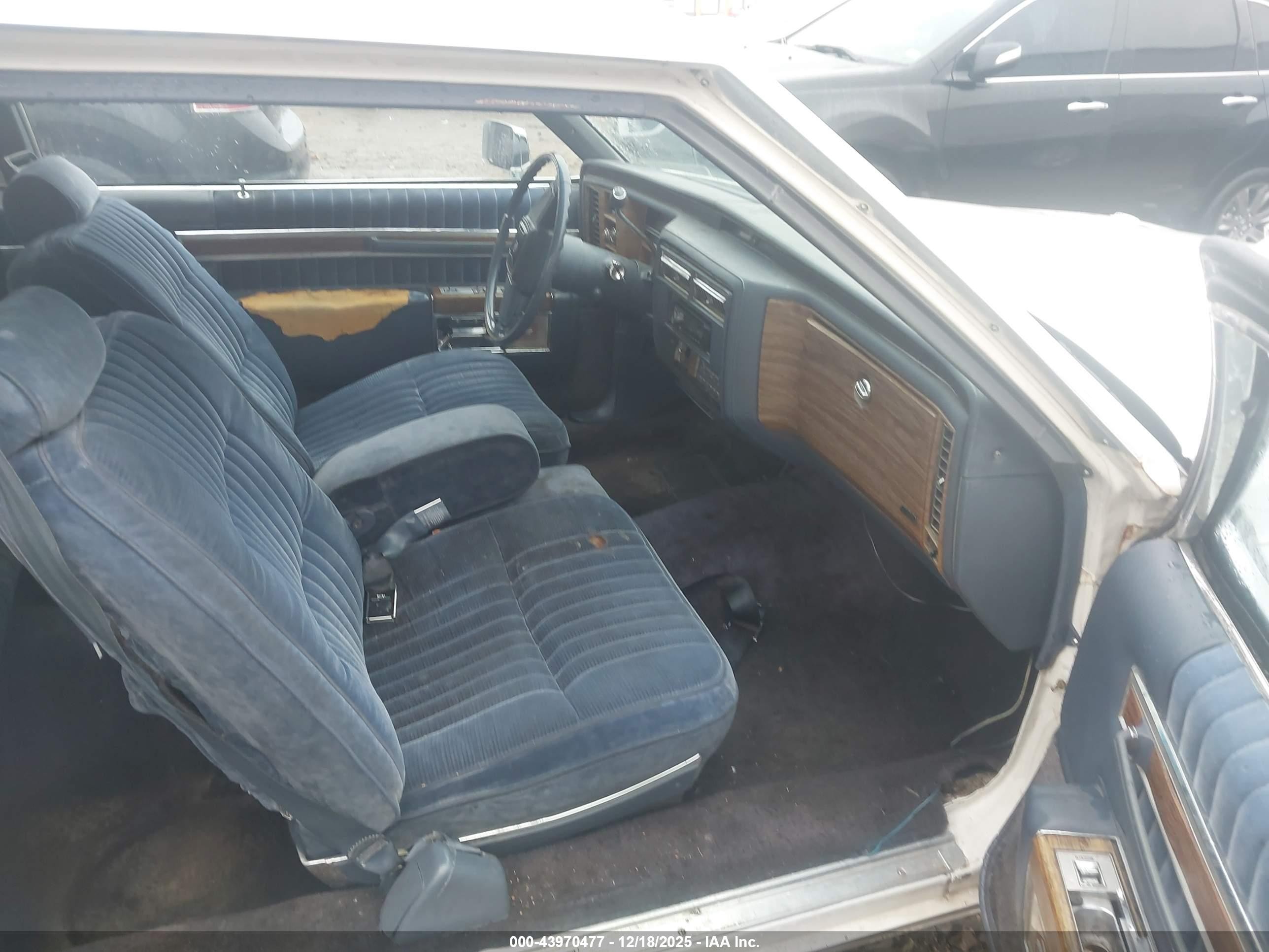 1984 Cadillac Deville   White vin: 1G6AM4783E9125835
