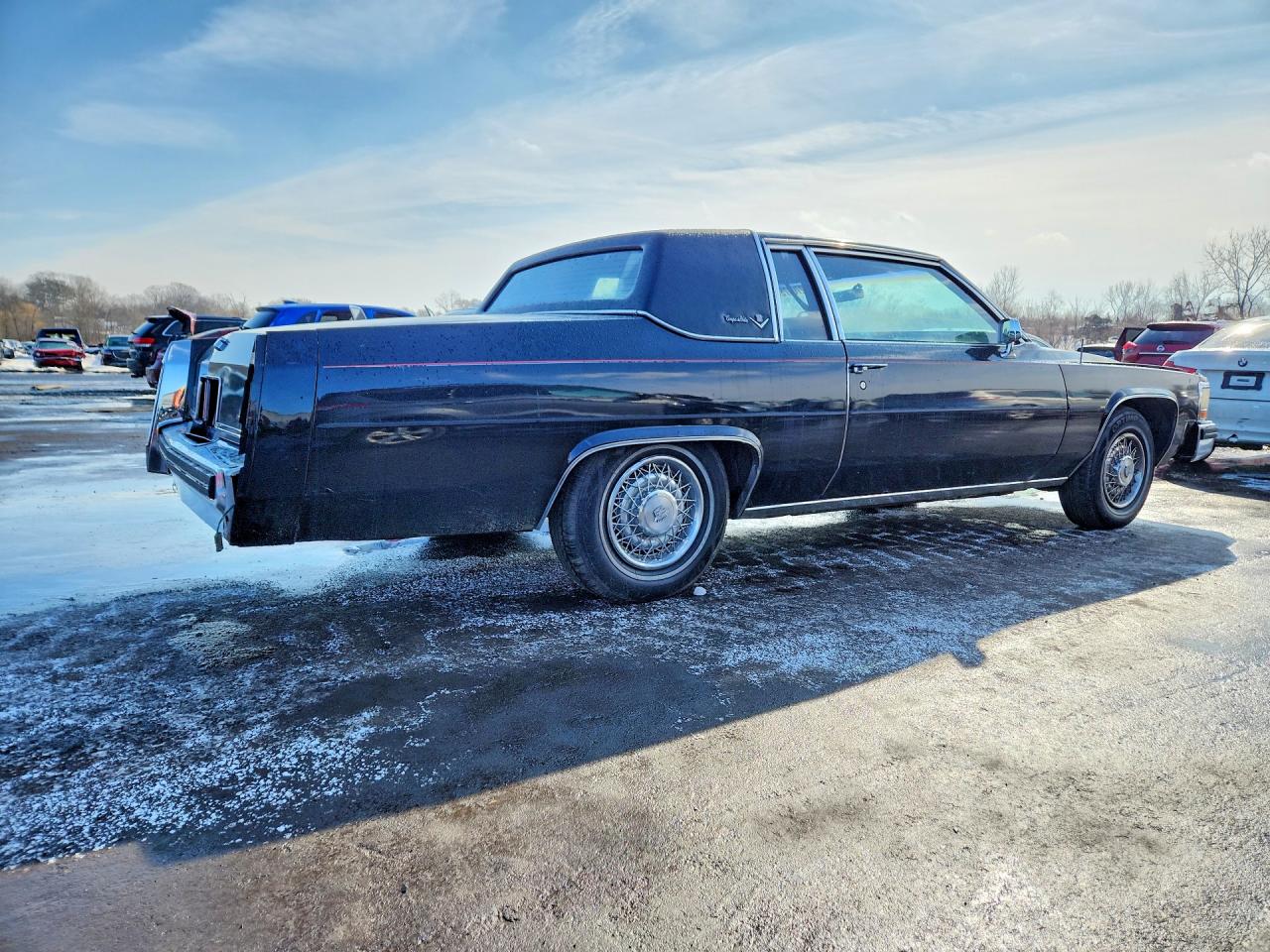 1984 Cadillac Deville Black vin: 1G6AM4787E9070662