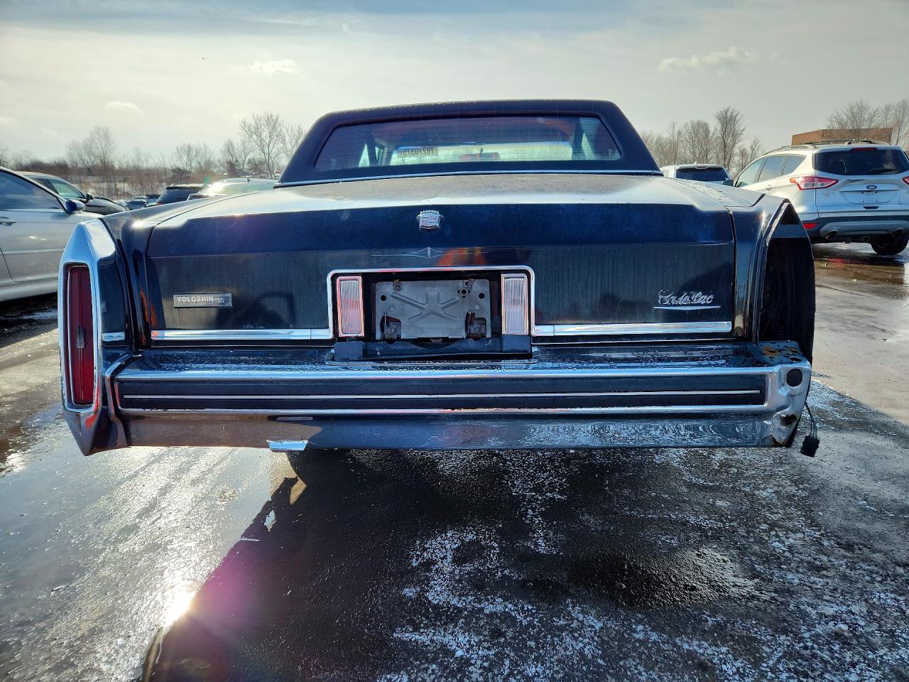 1984 Cadillac Deville Black vin: 1G6AM4787E9070662