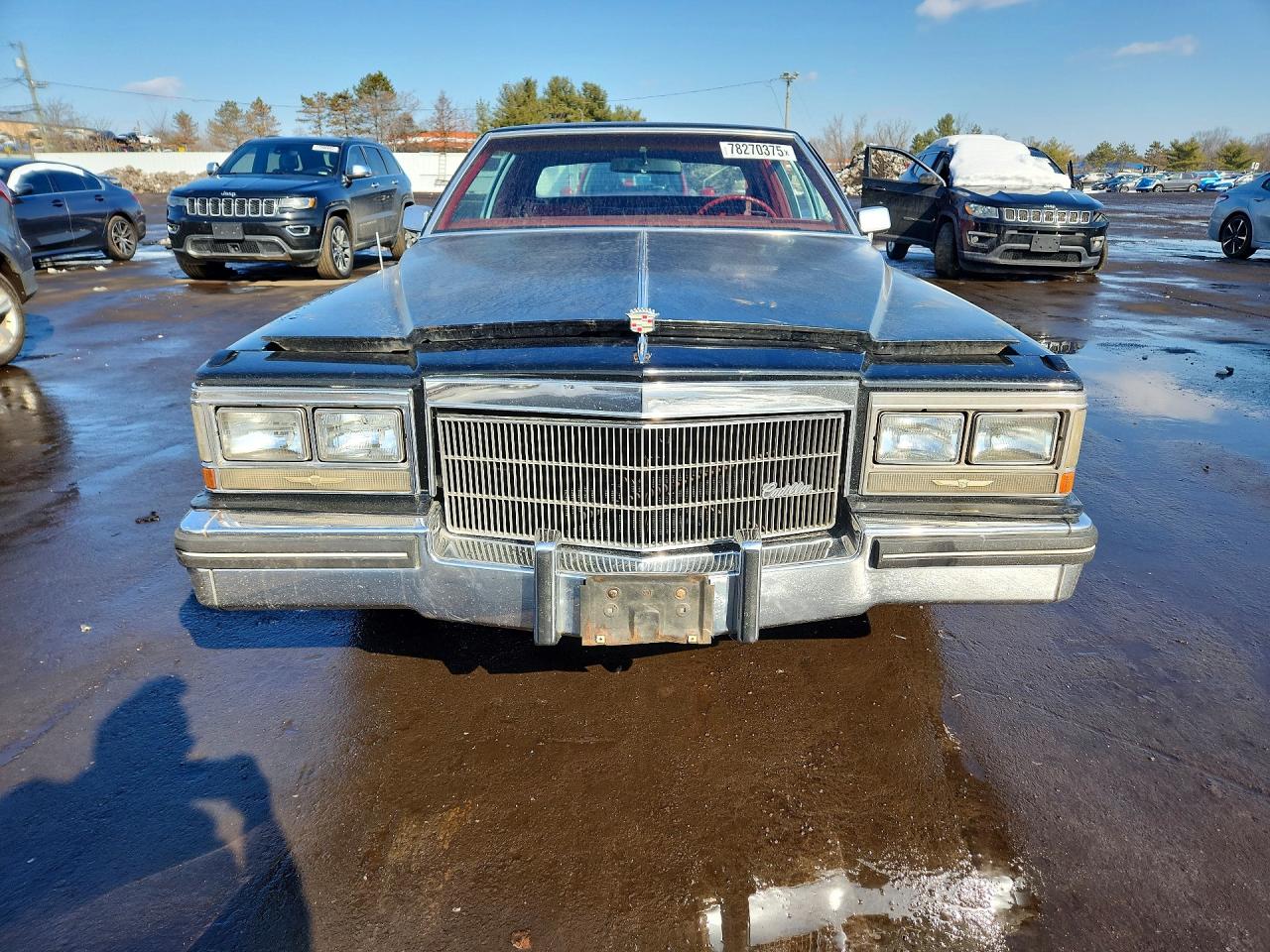 1984 Cadillac Deville Black vin: 1G6AM4787E9070662