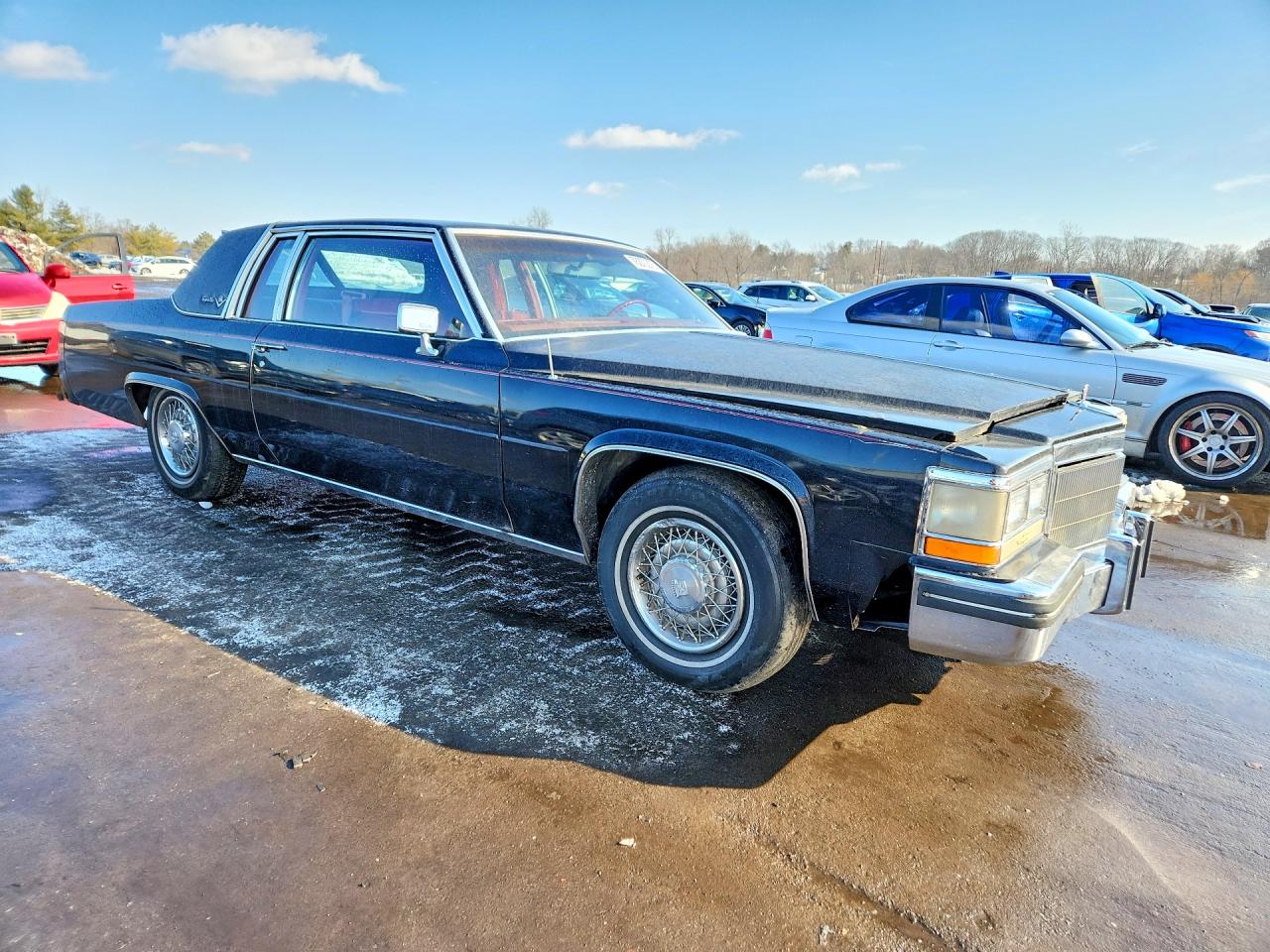 1984 Cadillac Deville Black vin: 1G6AM4787E9070662