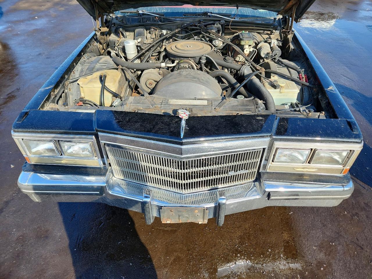 1984 Cadillac Deville Black vin: 1G6AM4787E9070662