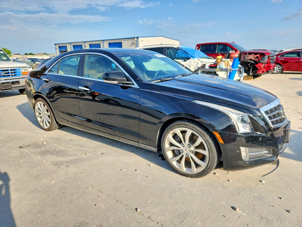 2013 Cadillac Ats Premium Black vin: 1G6AM5S30D0158649
