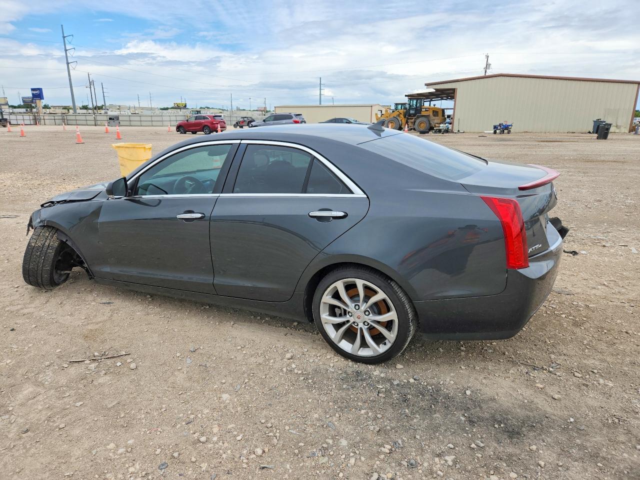 2014 Cadillac Ats Premium Gray vin: 1G6AM5S33E0189136
