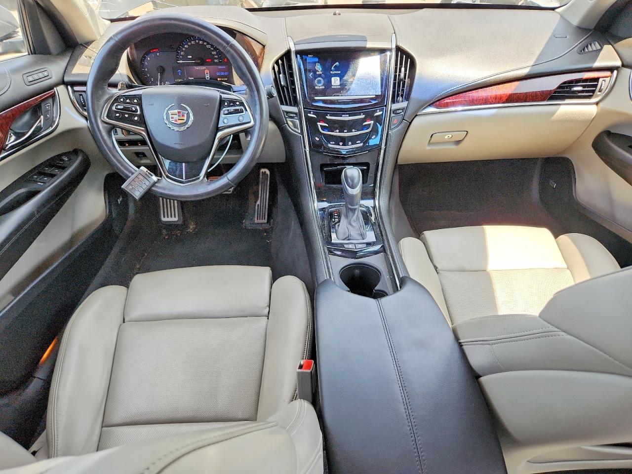 2014 Cadillac Ats Premium Gray vin: 1G6AM5S34E0119287