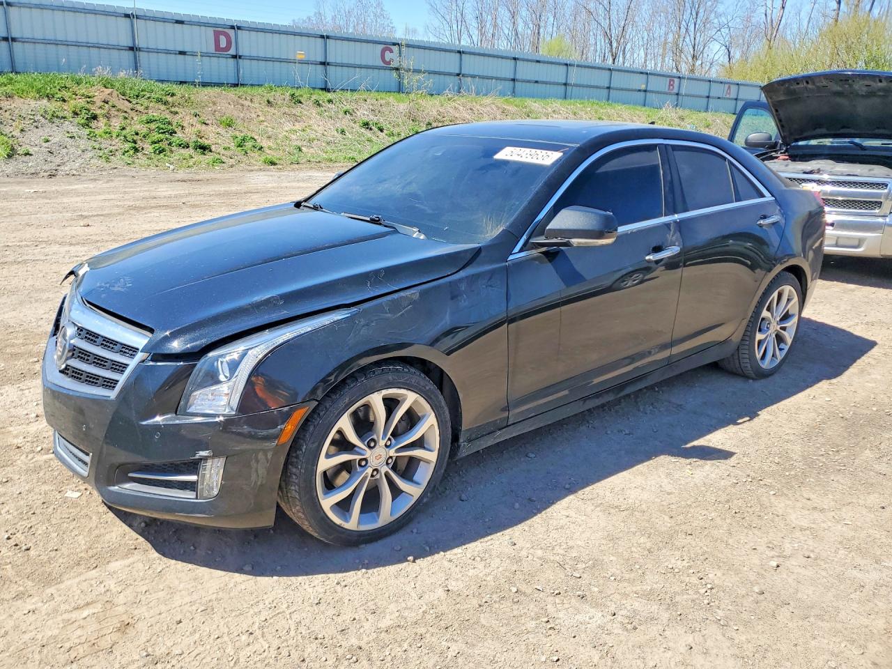 2014 Cadillac Ats Premium Black vin: 1G6AM5S35E0165078