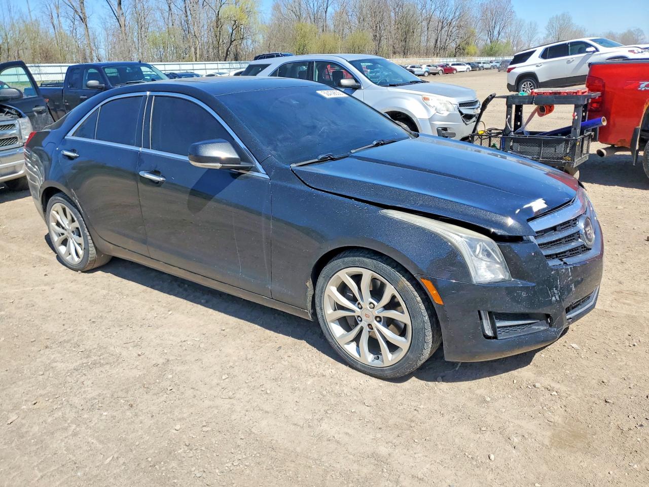 2014 Cadillac Ats Premium Black vin: 1G6AM5S35E0165078
