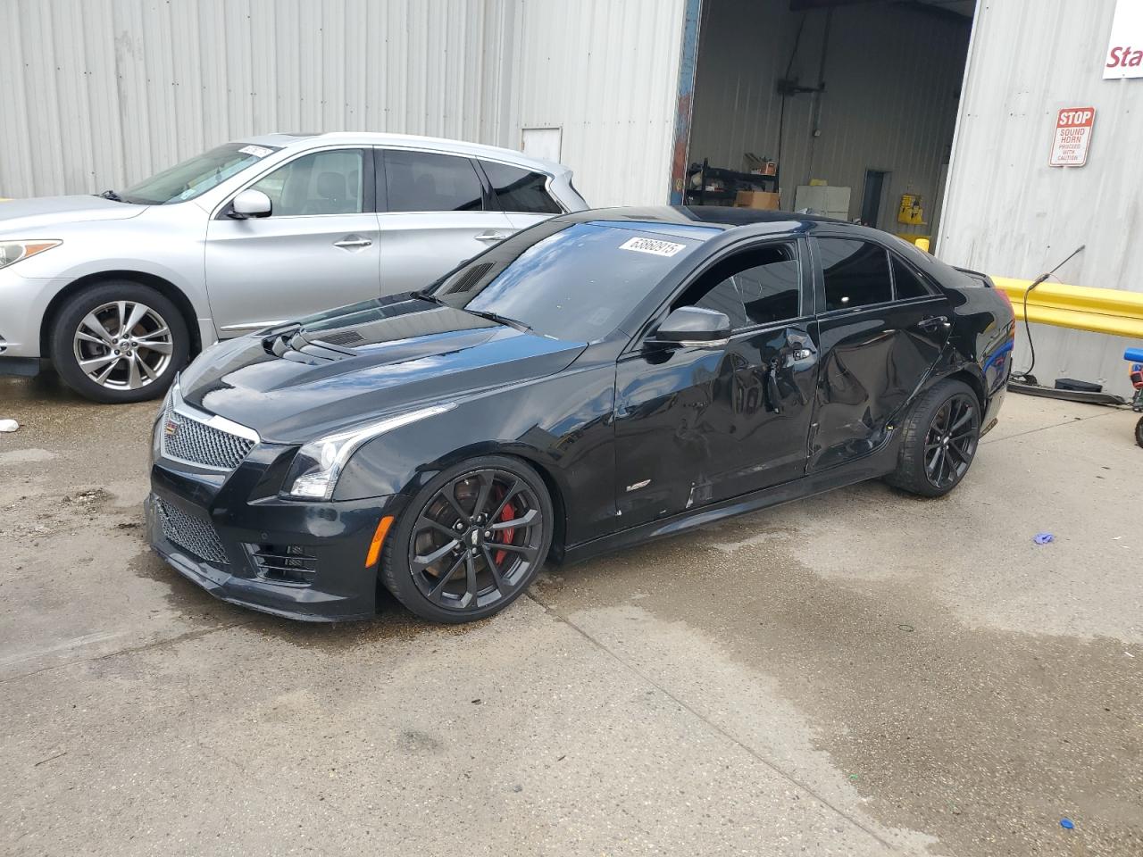 2017 Cadillac Ats-v    Black vin: 1G6AN5RY8H0144499