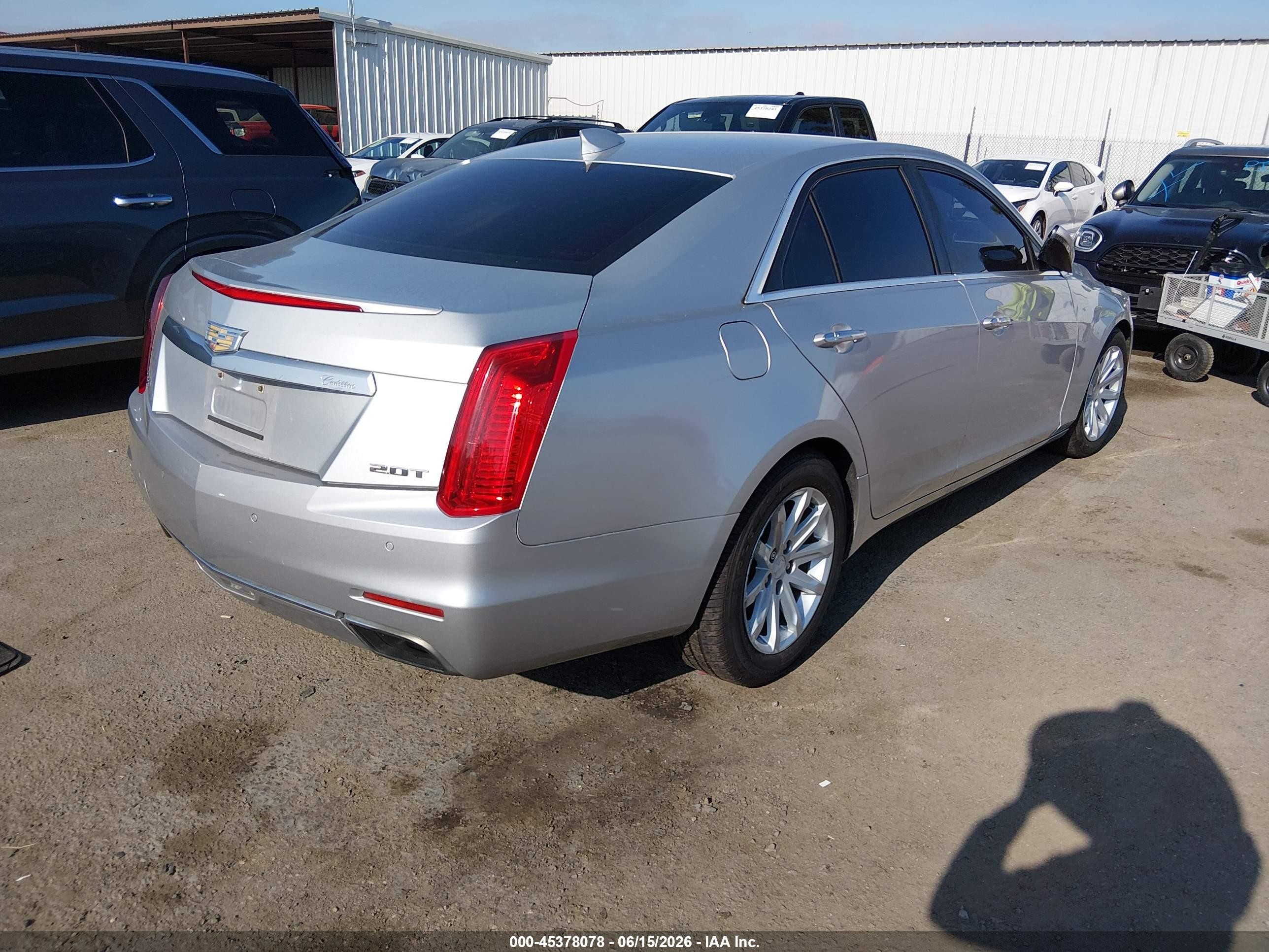 2015 Cadillac Cts Standard Серебряный vin: 1G6AP5SX0F0104751