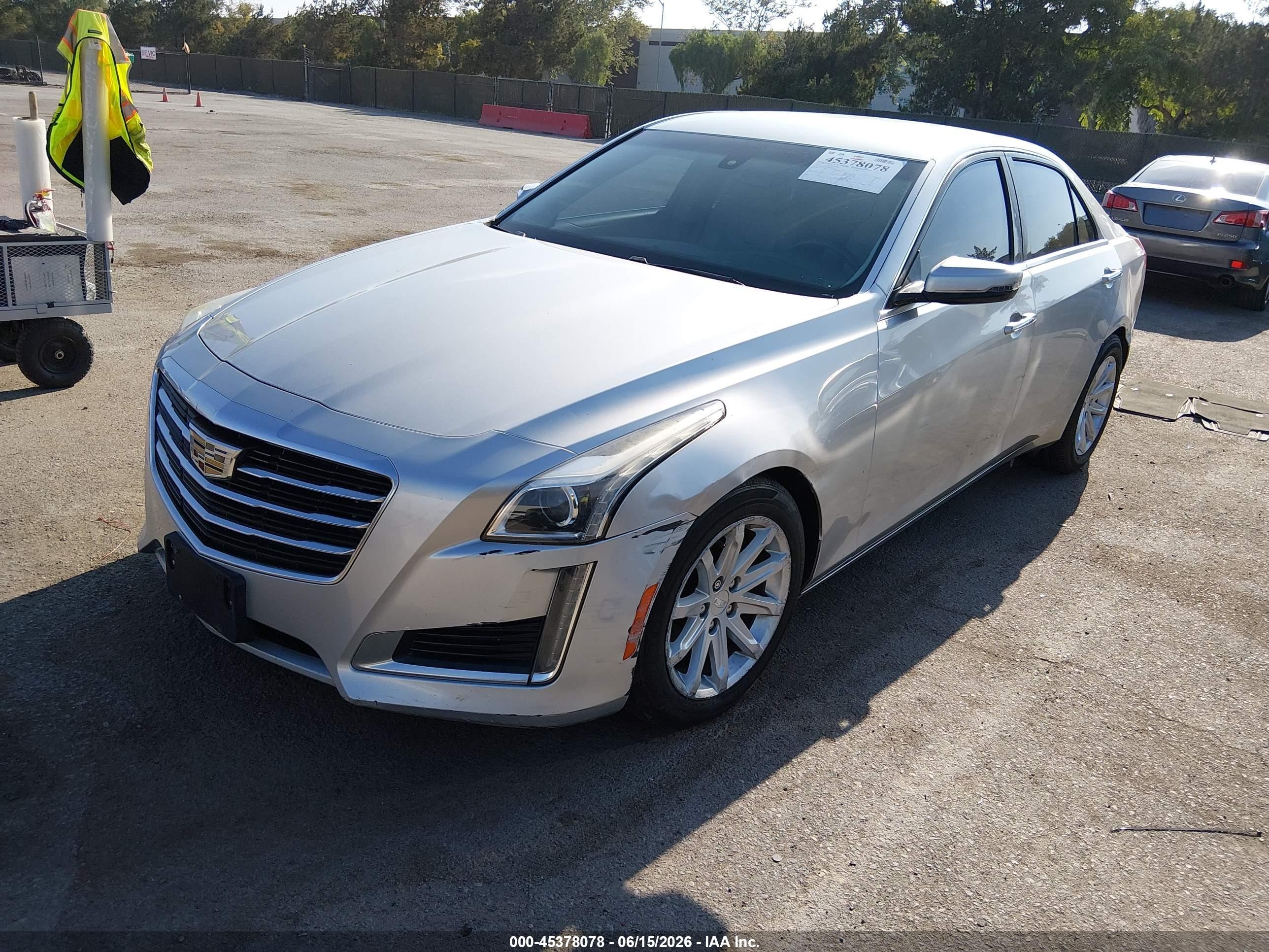 2015 Cadillac Cts Standard Серебряный vin: 1G6AP5SX0F0104751