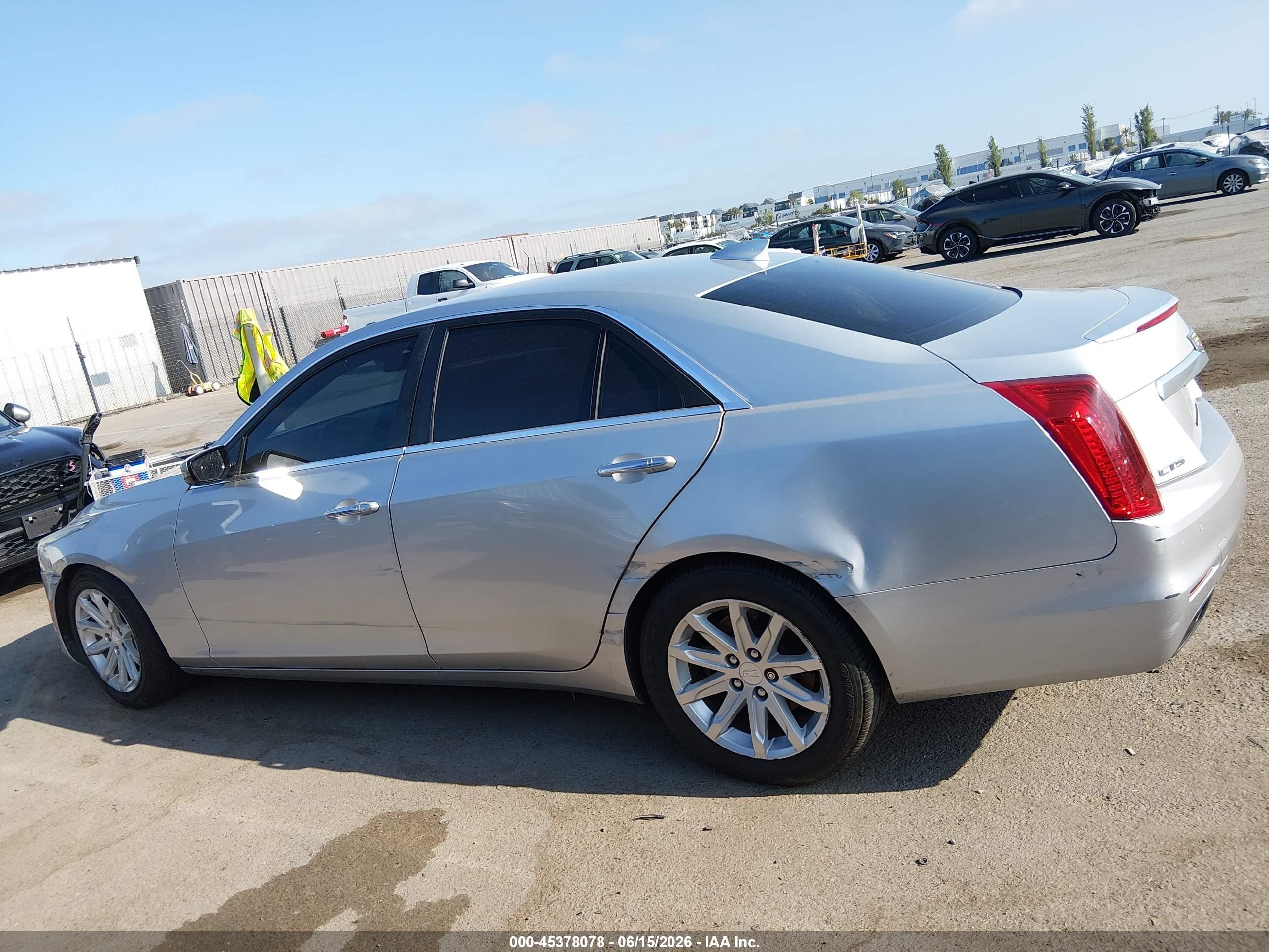 2015 Cadillac Cts Standard Серебряный vin: 1G6AP5SX0F0104751