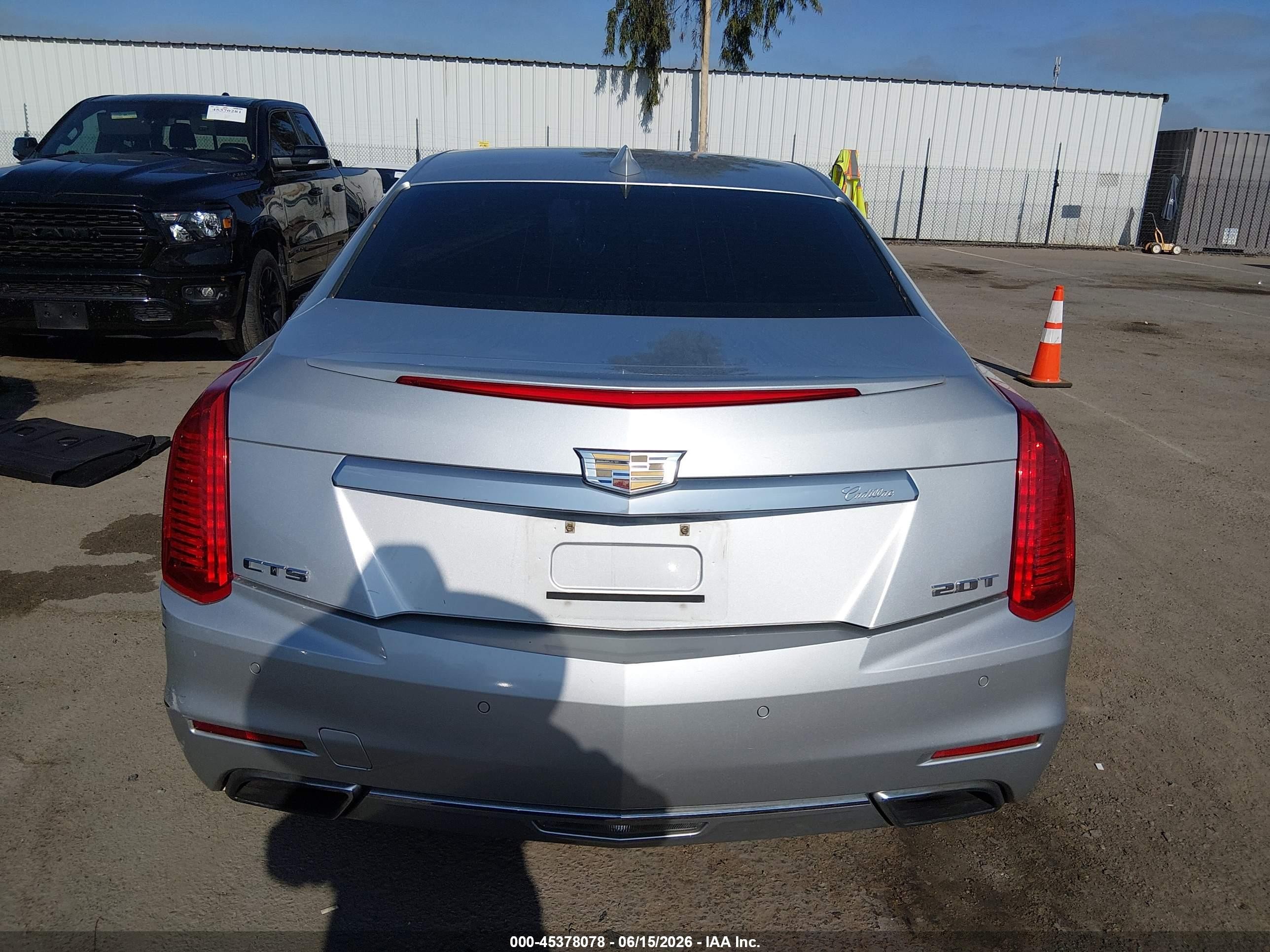 2015 Cadillac Cts Standard Серебряный vin: 1G6AP5SX0F0104751