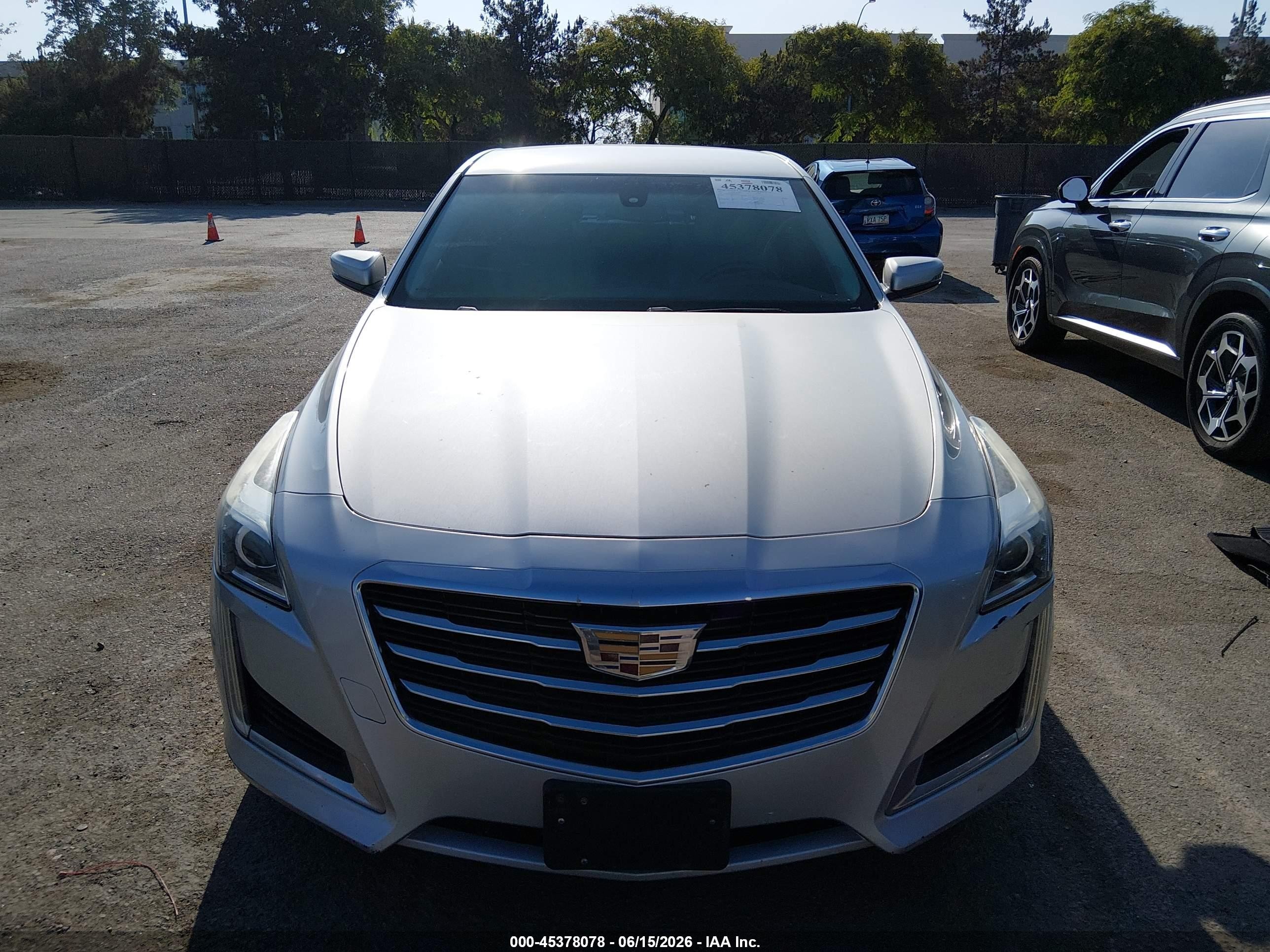 2015 Cadillac Cts Standard Серебряный vin: 1G6AP5SX0F0104751